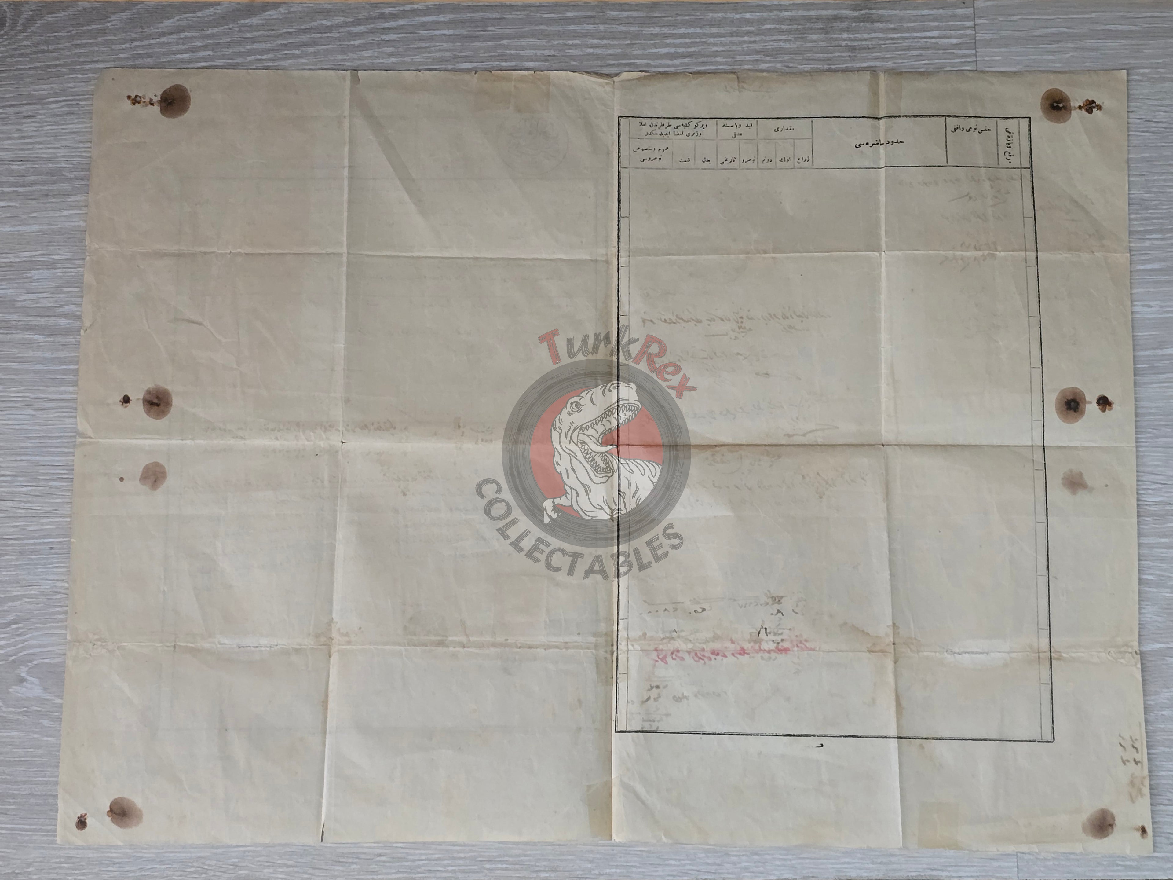 Ottoman 1911 Land Deed Shop in Adana Armenian and Kurdish Citizen Title Deed Armenia Kurds