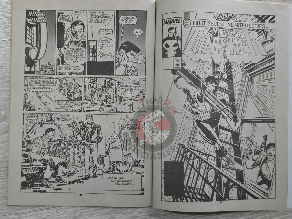 The Punisher #18 1992 Turkish Comic Turkey #1 Magazine #3