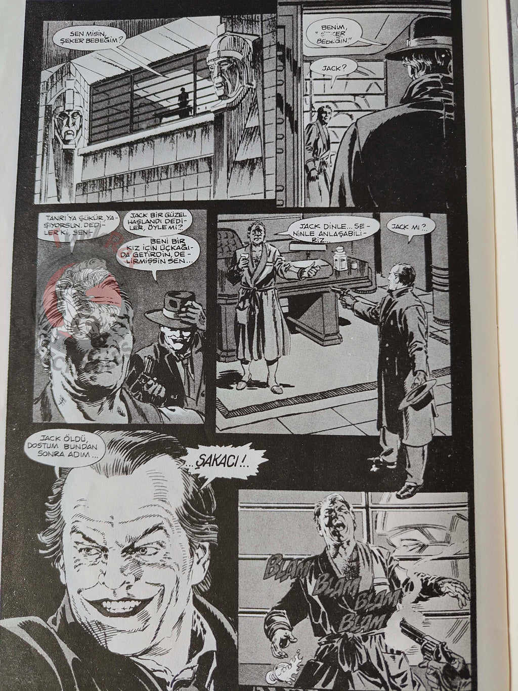 Batman The 1989 Movie Adaptation Issue #1 1989 Turkish Joker Comic Turkey