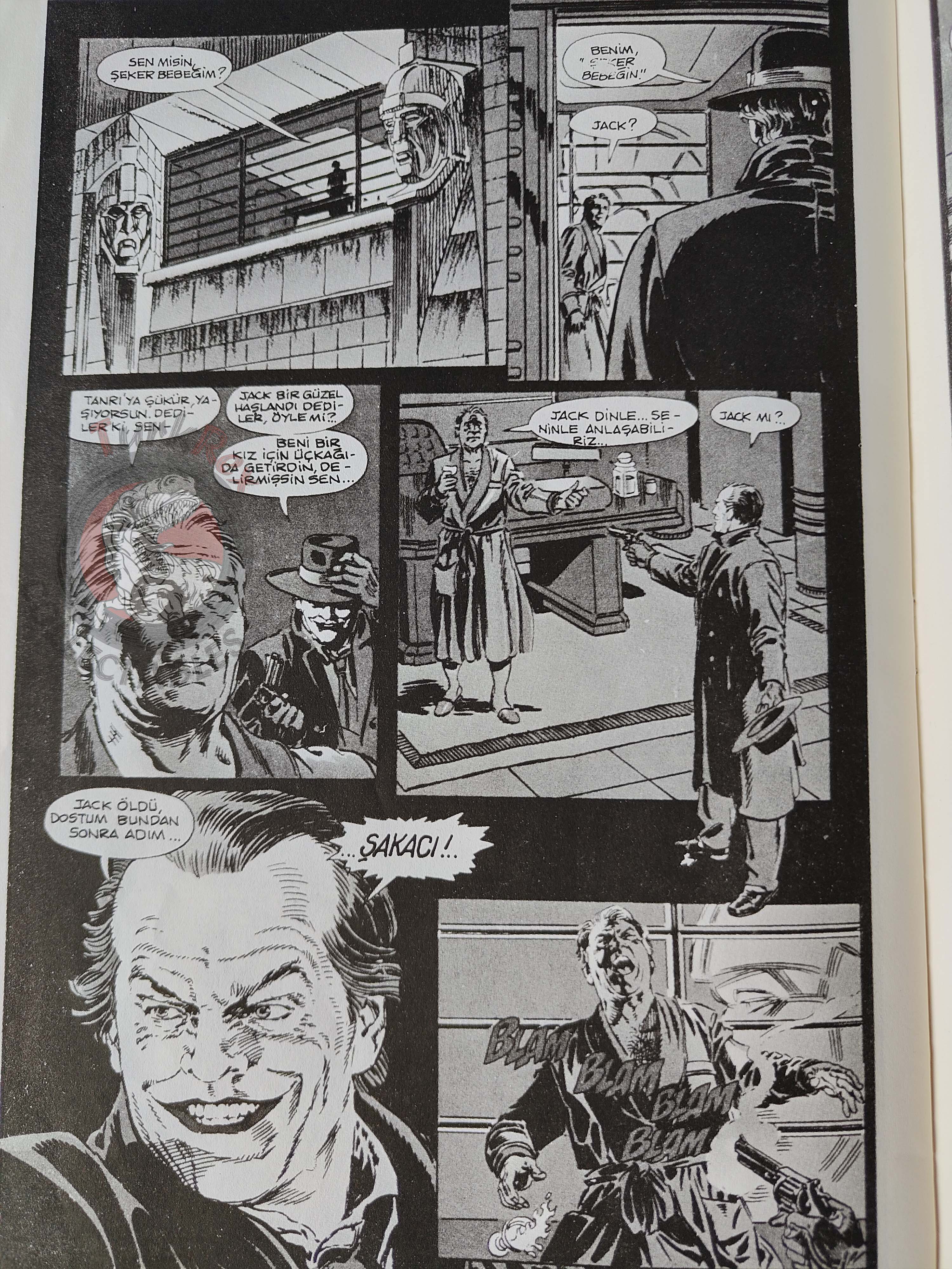 Batman The 1989 Movie Adaptation Issue #1 1989 Turkish Joker Comic Turkey
