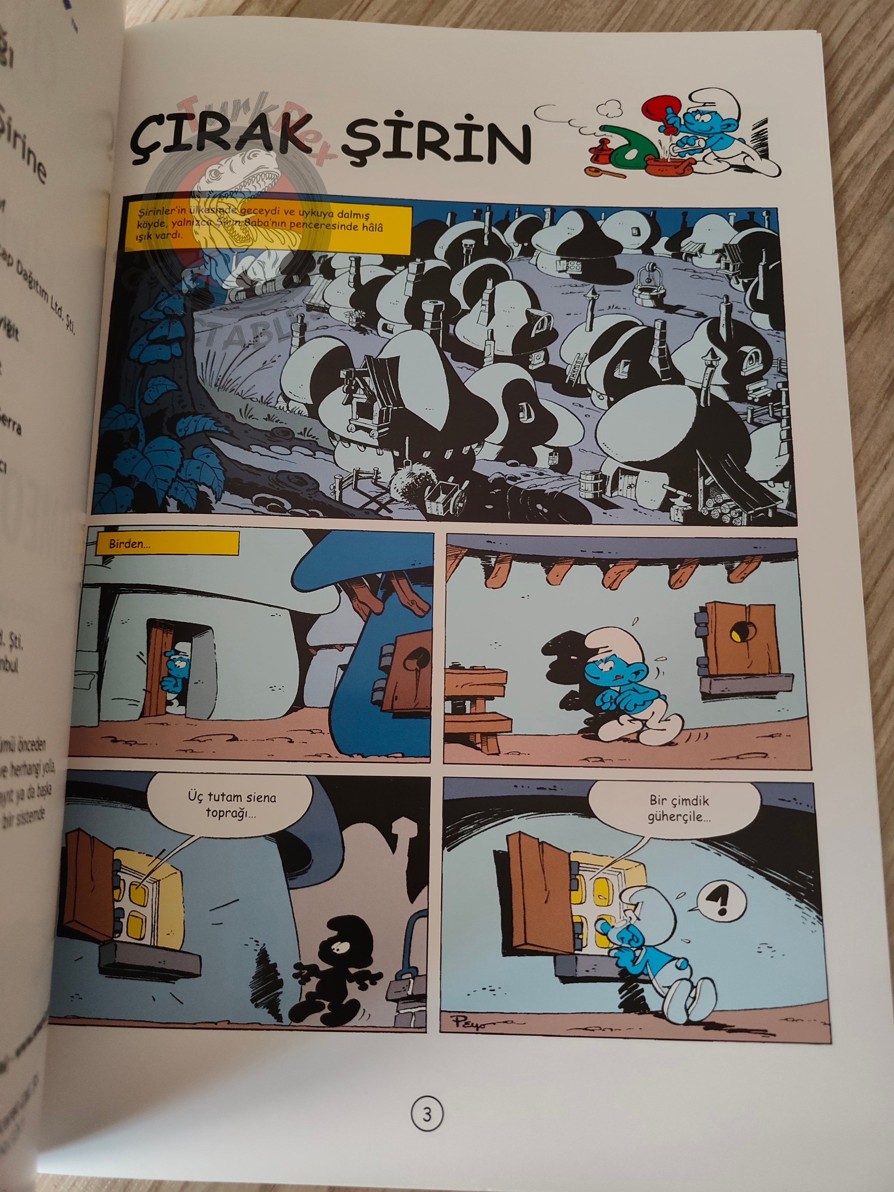 The Smurfs #7 The Smurf Apprentice 2013 Turkish Comic Turkey Schtroumpf
