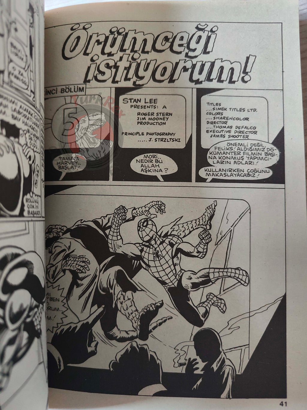 Spider-Man Vol #103 Turkish Comic Turkey Spectacular #58 #59 #60 #71 #67 Indiana Jones