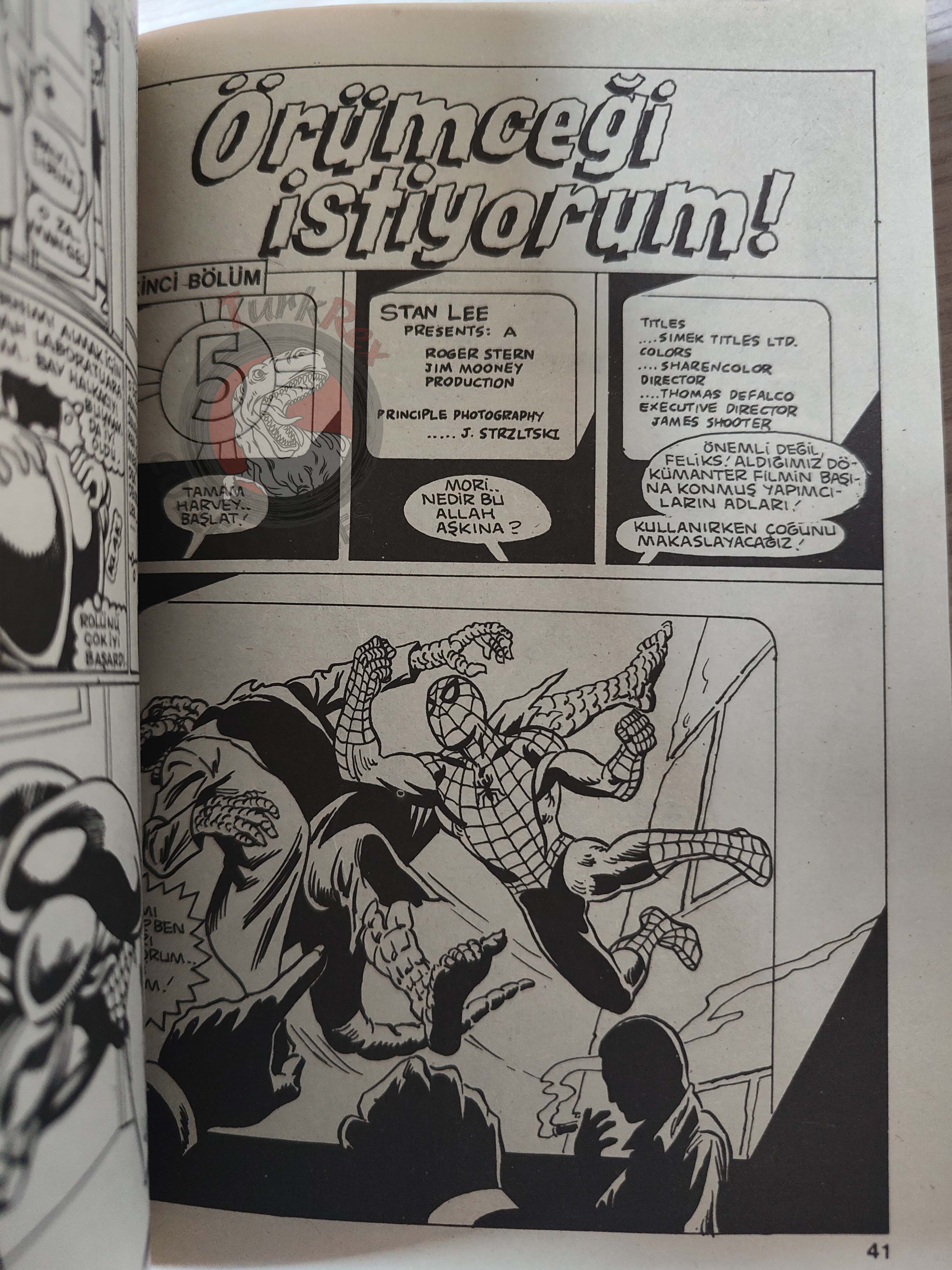 Spider-Man Vol #103 Turkish Comic Turkey Spectacular #58 #59 #60 #71 #67 Indiana Jones