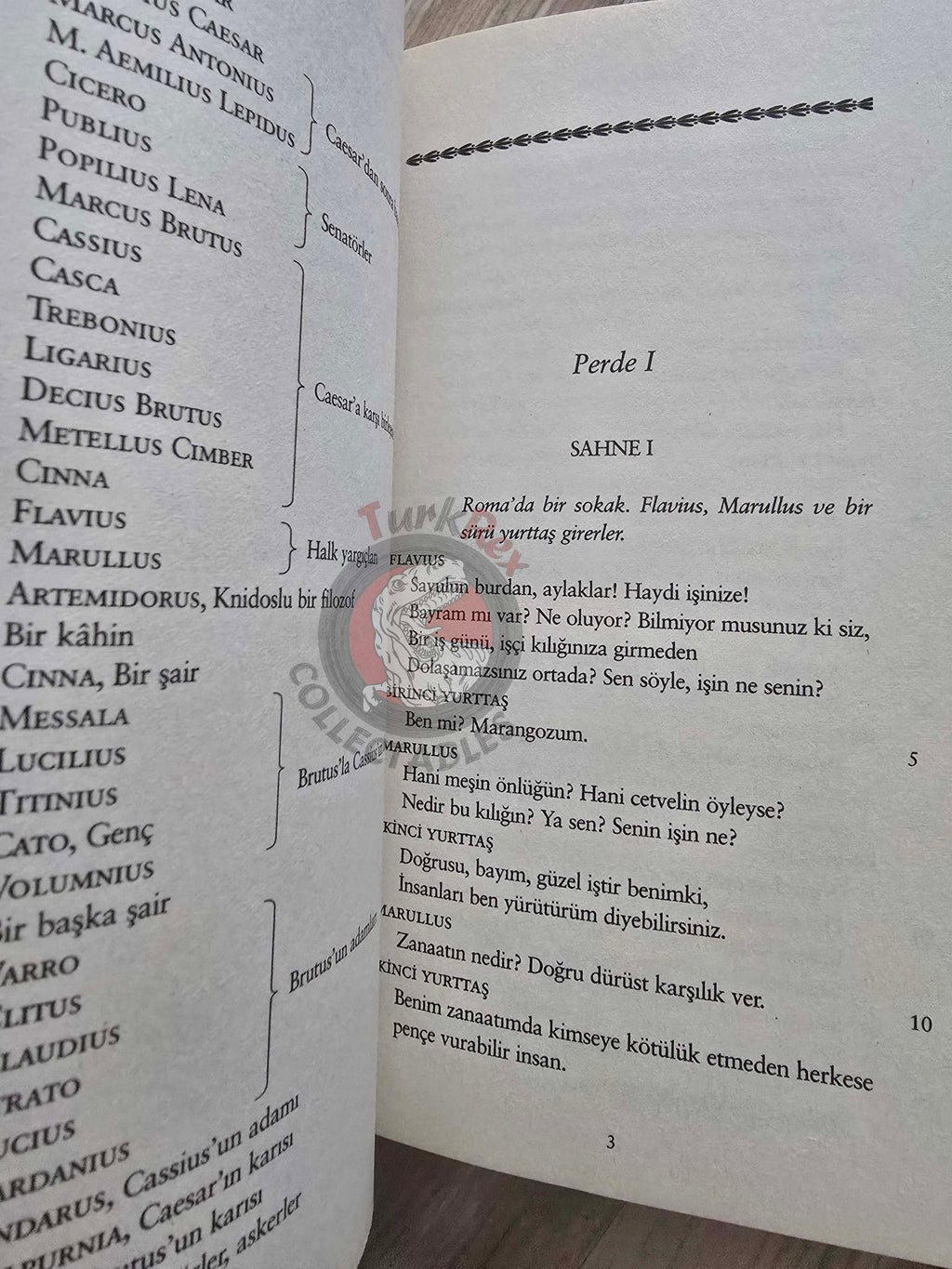 William Shakespeare – Julius Caesar 2009 Turkish Book Turkey
