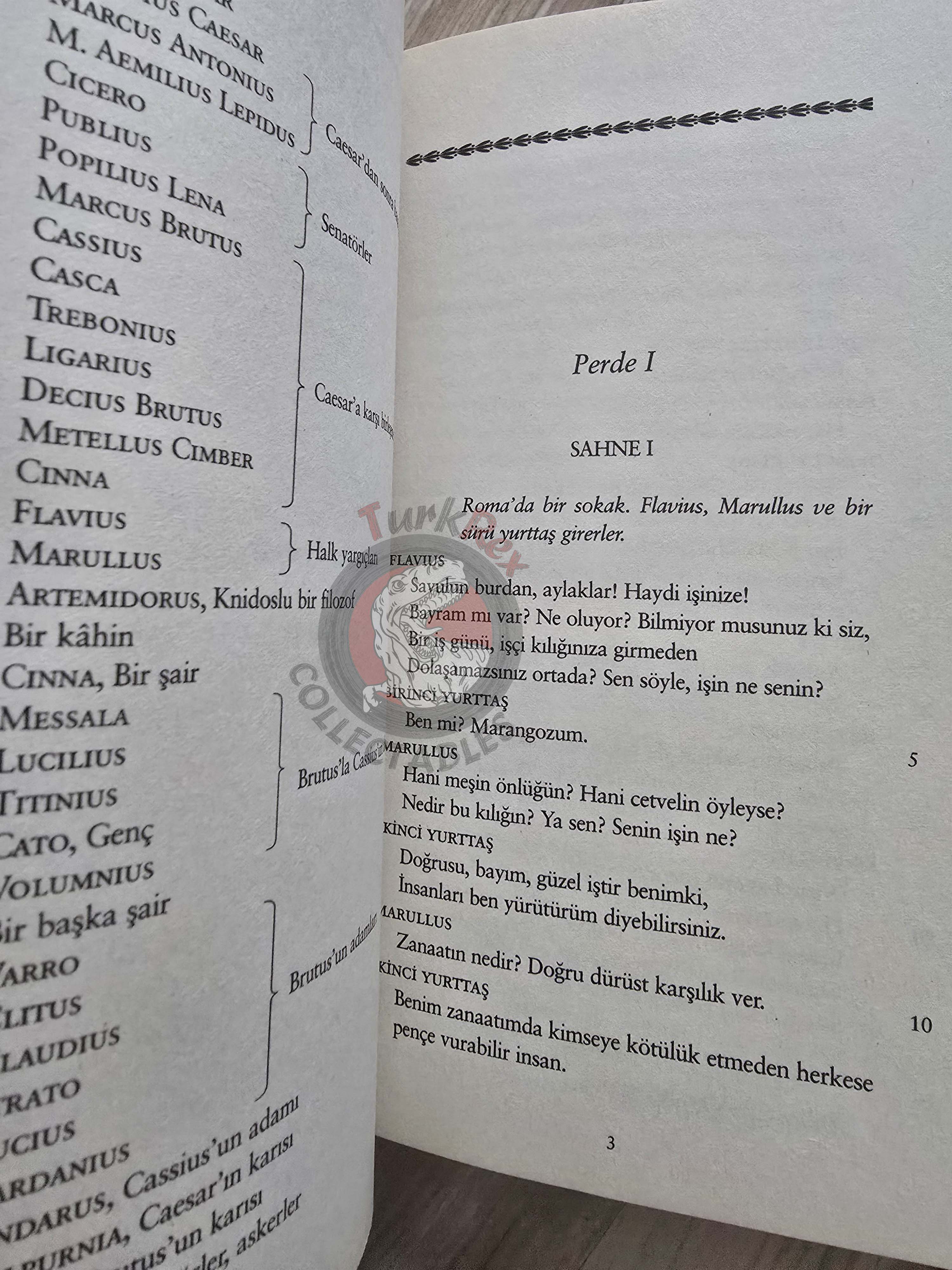 William Shakespeare – Julius Caesar 2009 Turkish Book Turkey