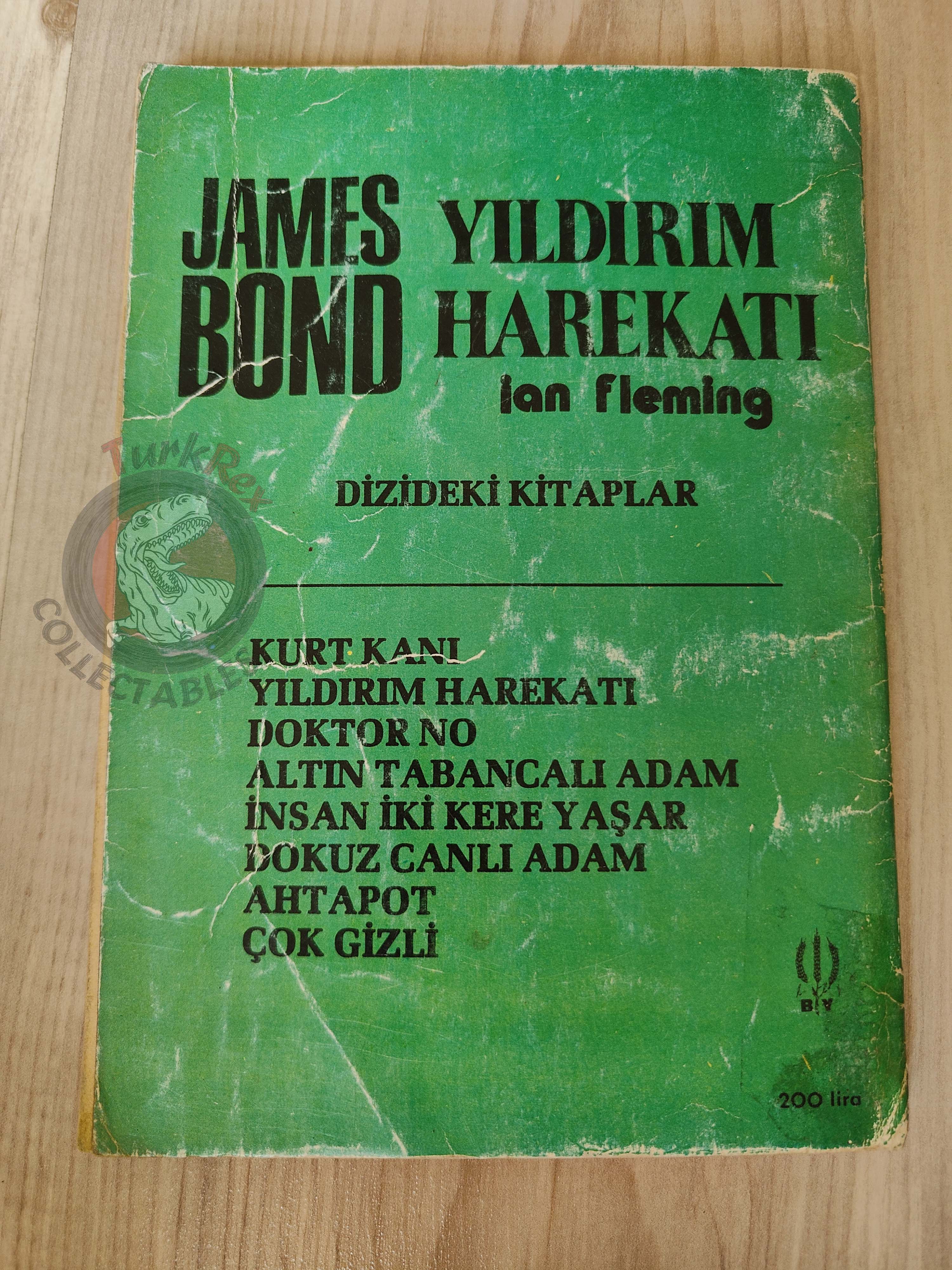 James Bond - Thunderball 1983 Turkish Book Turkey Ian Fleming