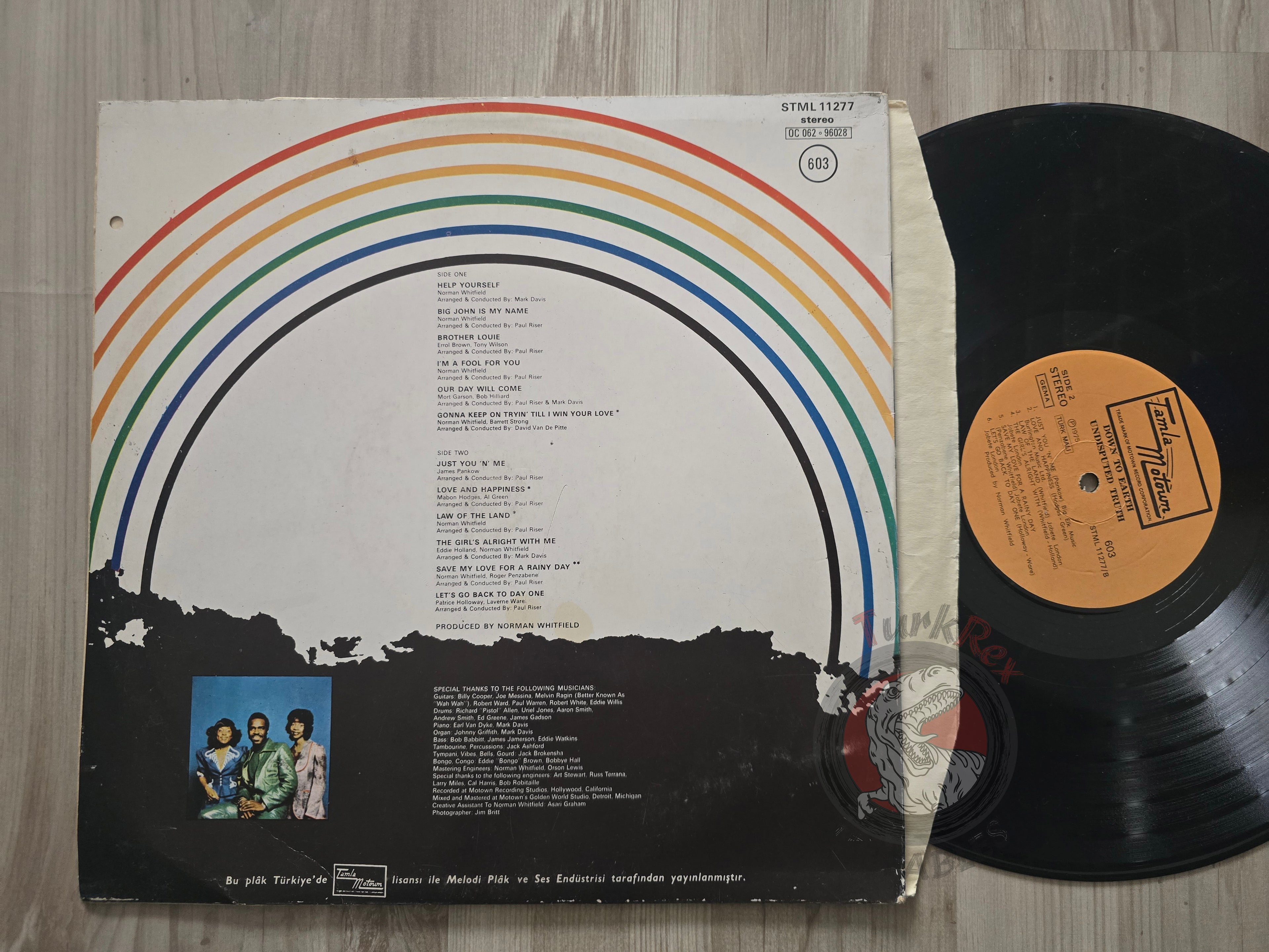 The Undisputed Truth – Down To Earth Turkish Pressing Vinyl Turkey Edition