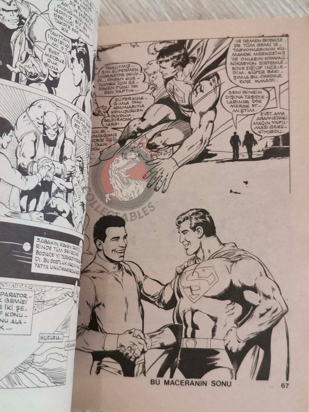 Superman #71 1990 Turkish Comic Turkey vs Muhammad Ali #56 Action Comics #572