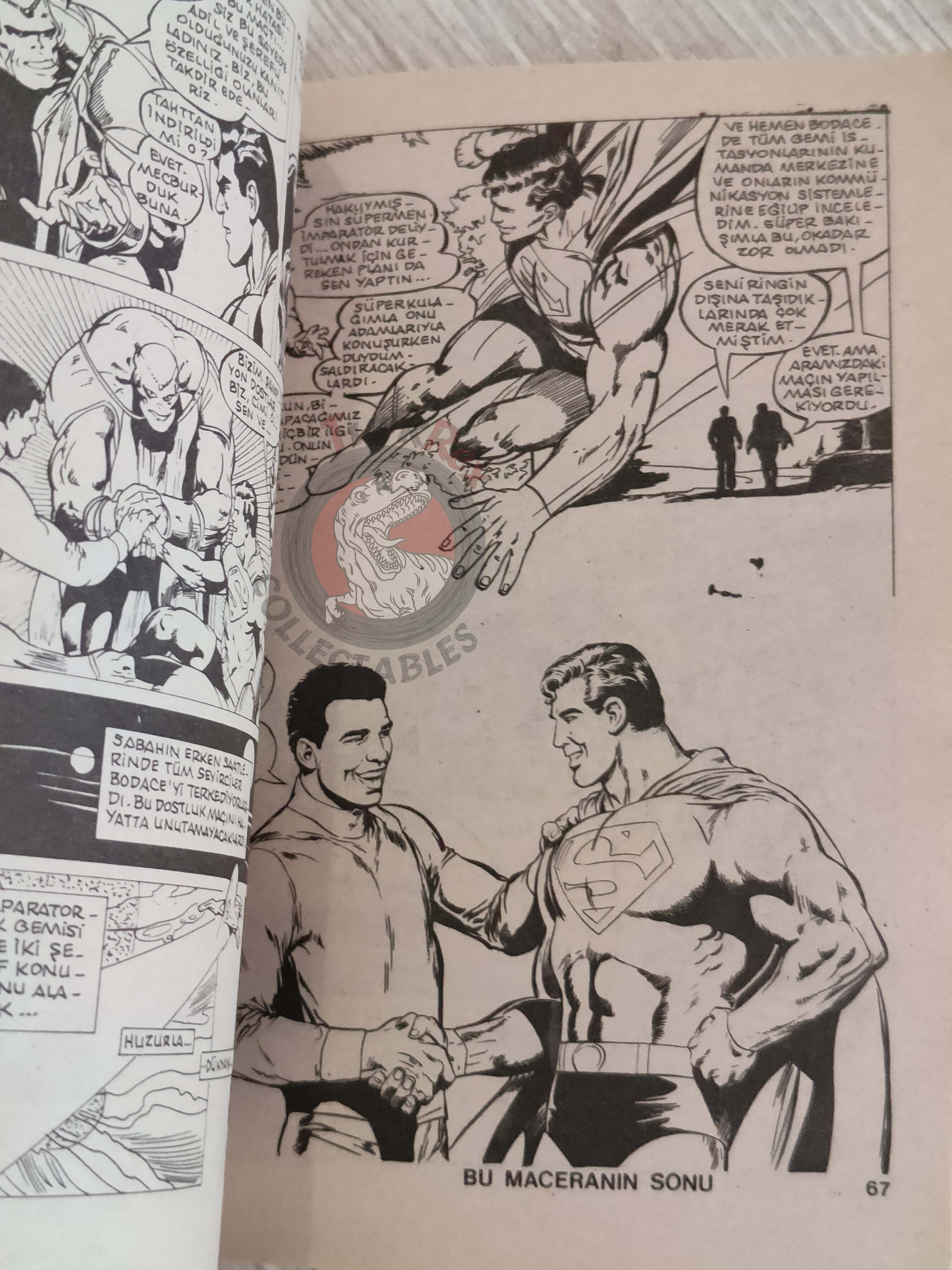 Superman #71 1990 Turkish Comic Turkey vs Muhammad Ali #56 Action Comics #572