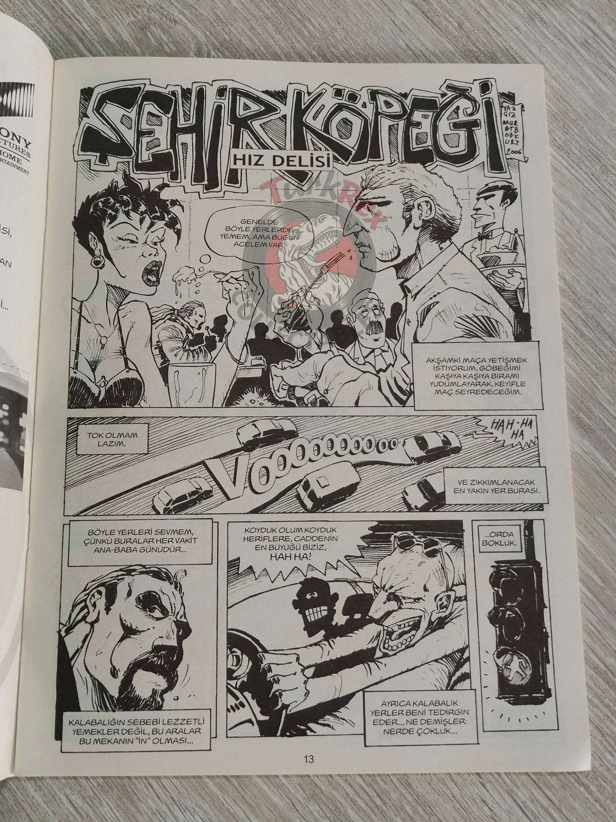 Rodeo Strip 2006 Dylan Dog Turkish Comic Mag Turkey Final Fantasy VII: Advent Children