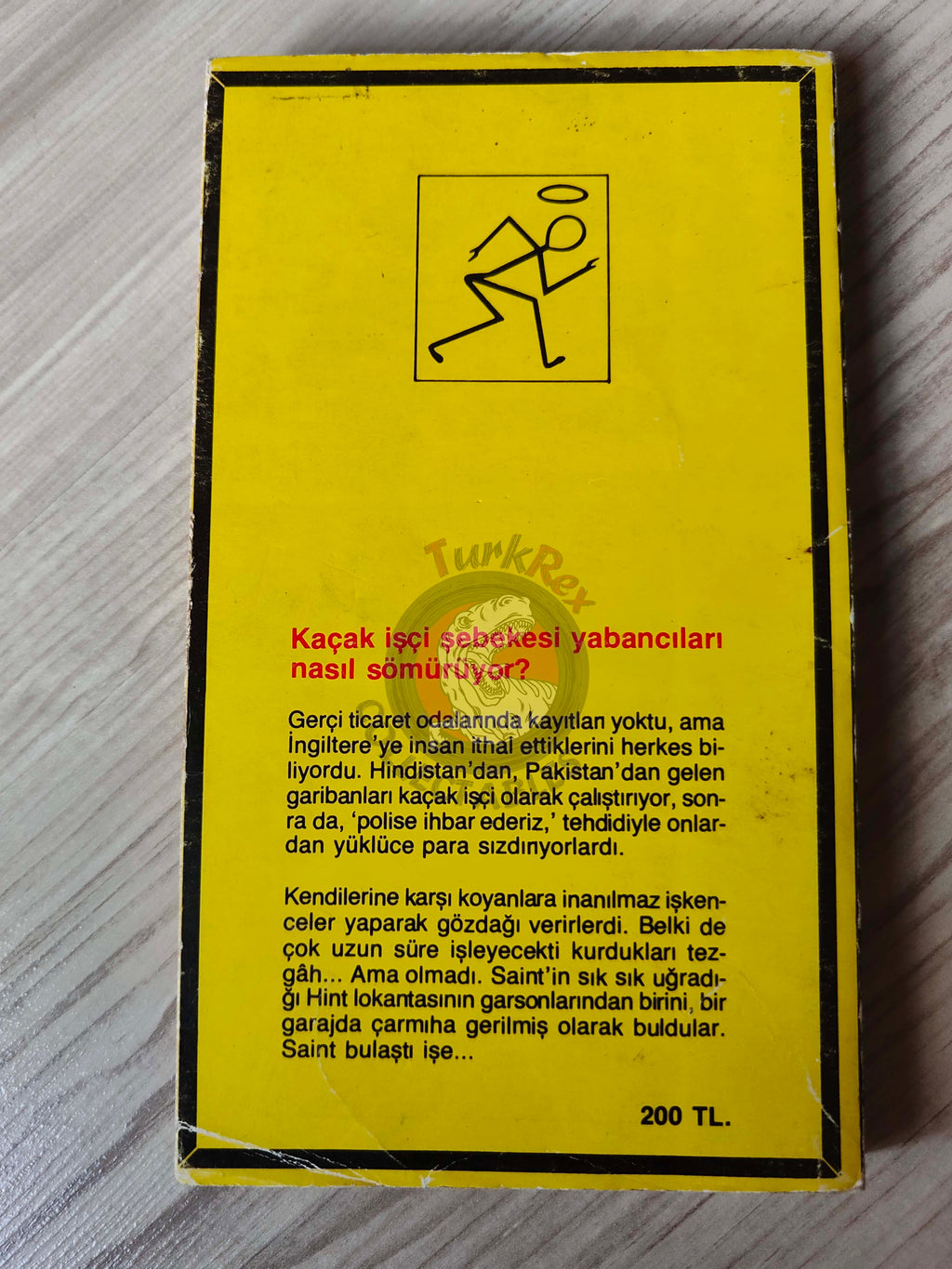 Leslie Charteris – Saint: The People Importers 1984 1st Turkish Book Turkey