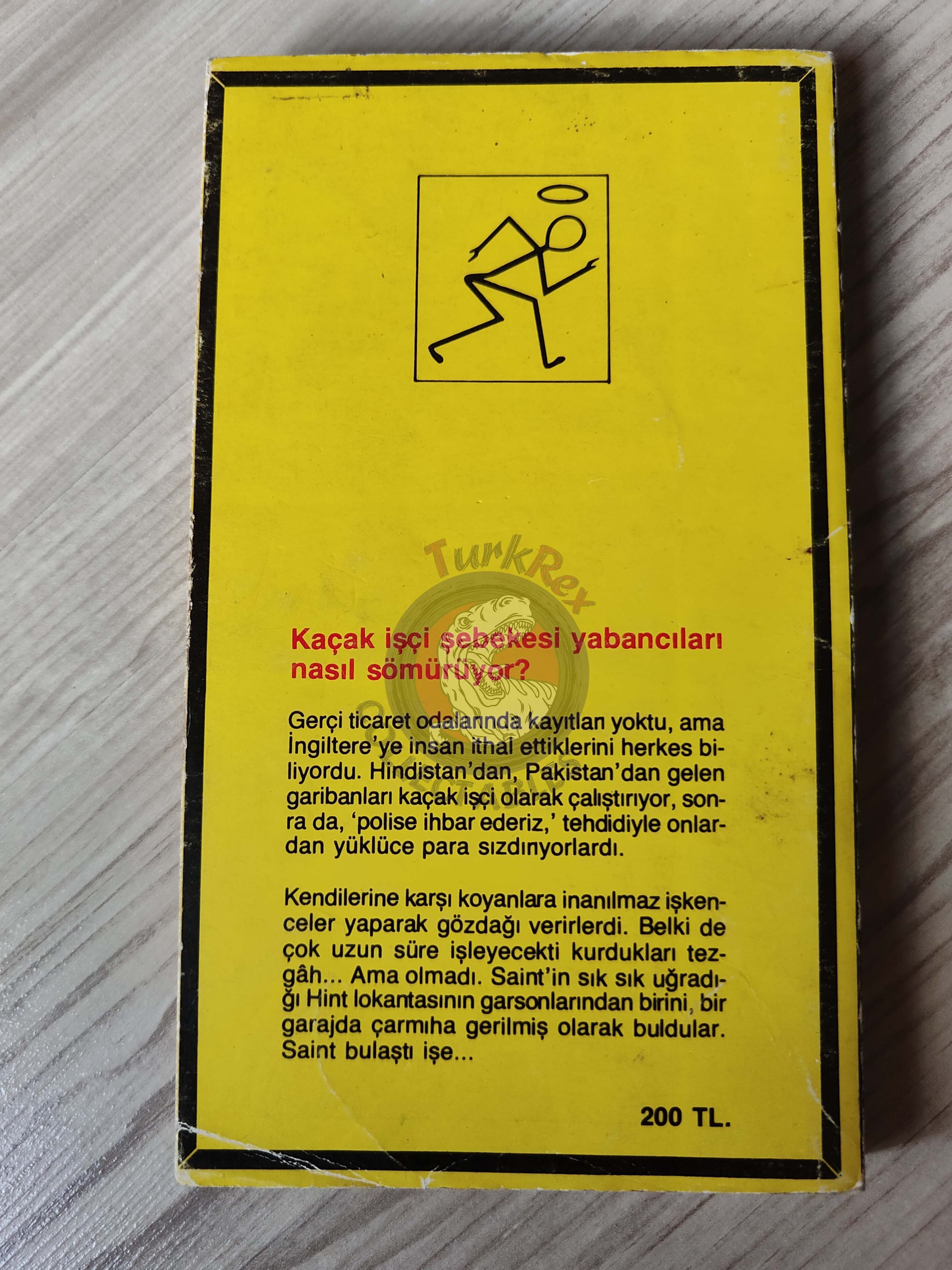 Leslie Charteris – Saint: The People Importers 1984 1st Turkish Book Turkey