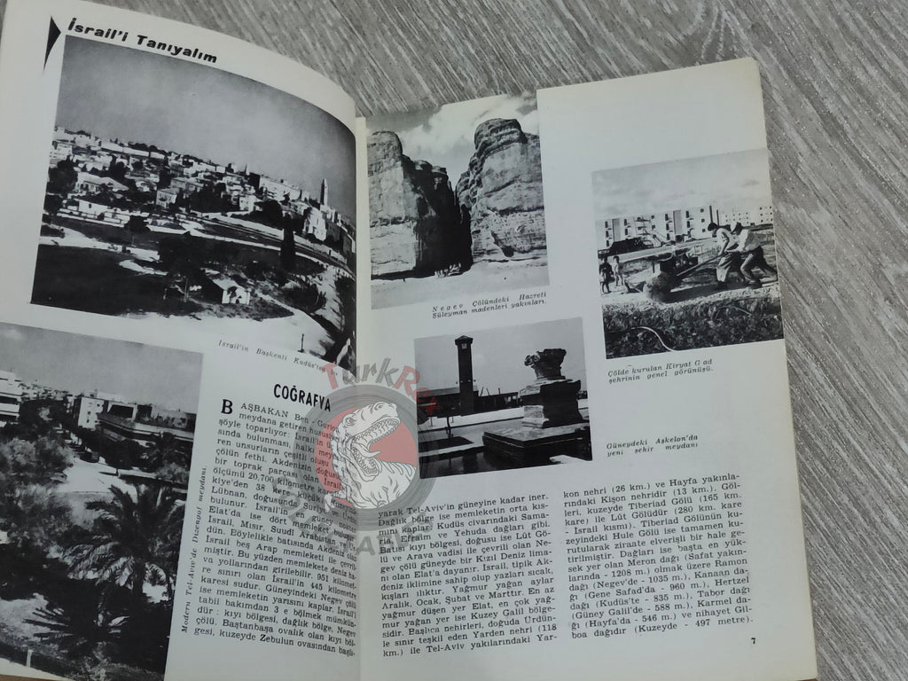 Israel 13th Anniversary 1961 Israeli Embassy Propaganda Turkish Book Turkey Middle East