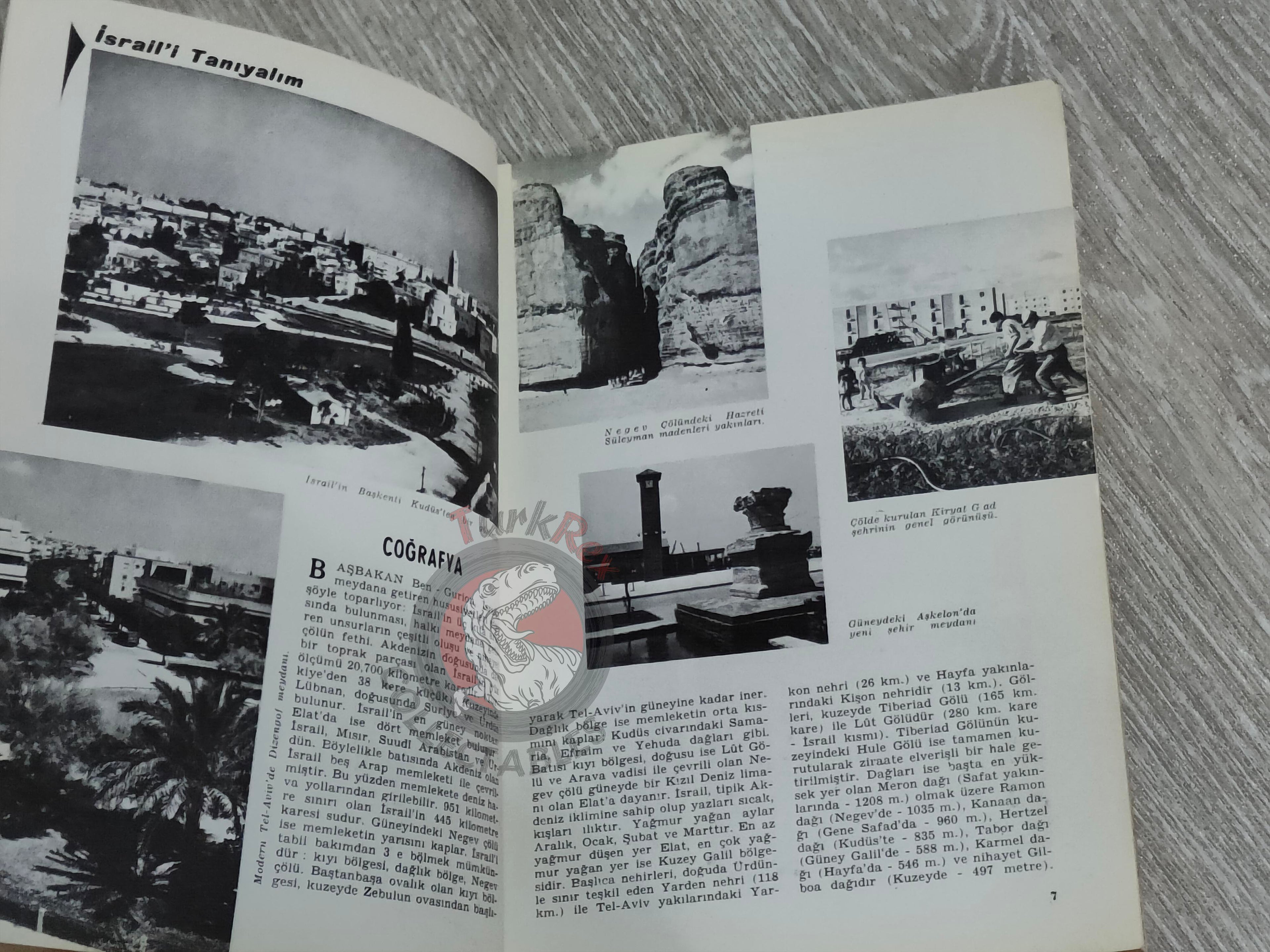 Israel 13th Anniversary 1961 Israeli Embassy Propaganda Turkish Book Turkey Middle East