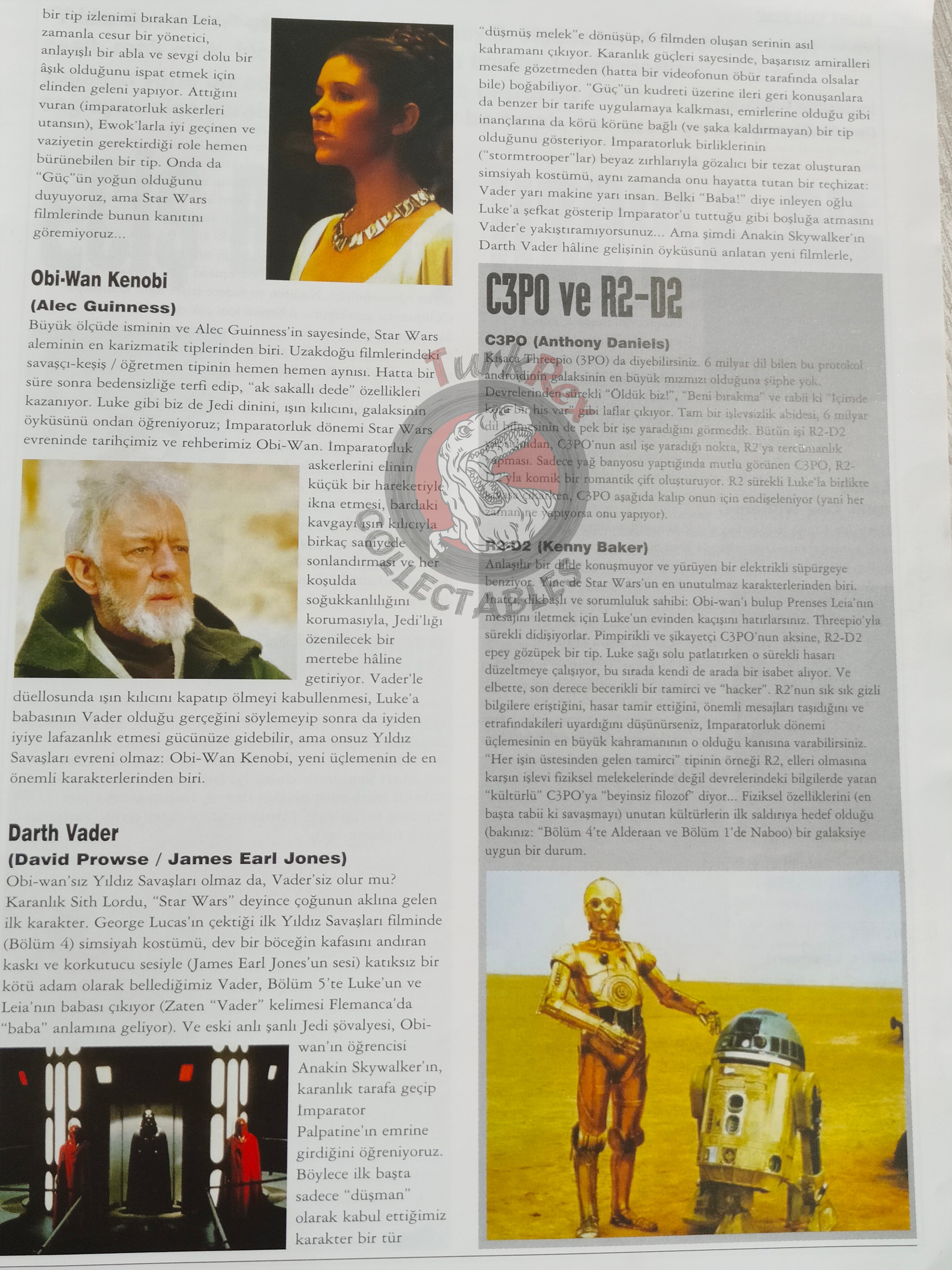 Star Wars – Episode I: The Phantom Menace 1999 Special Companion Book Turkish Turkey