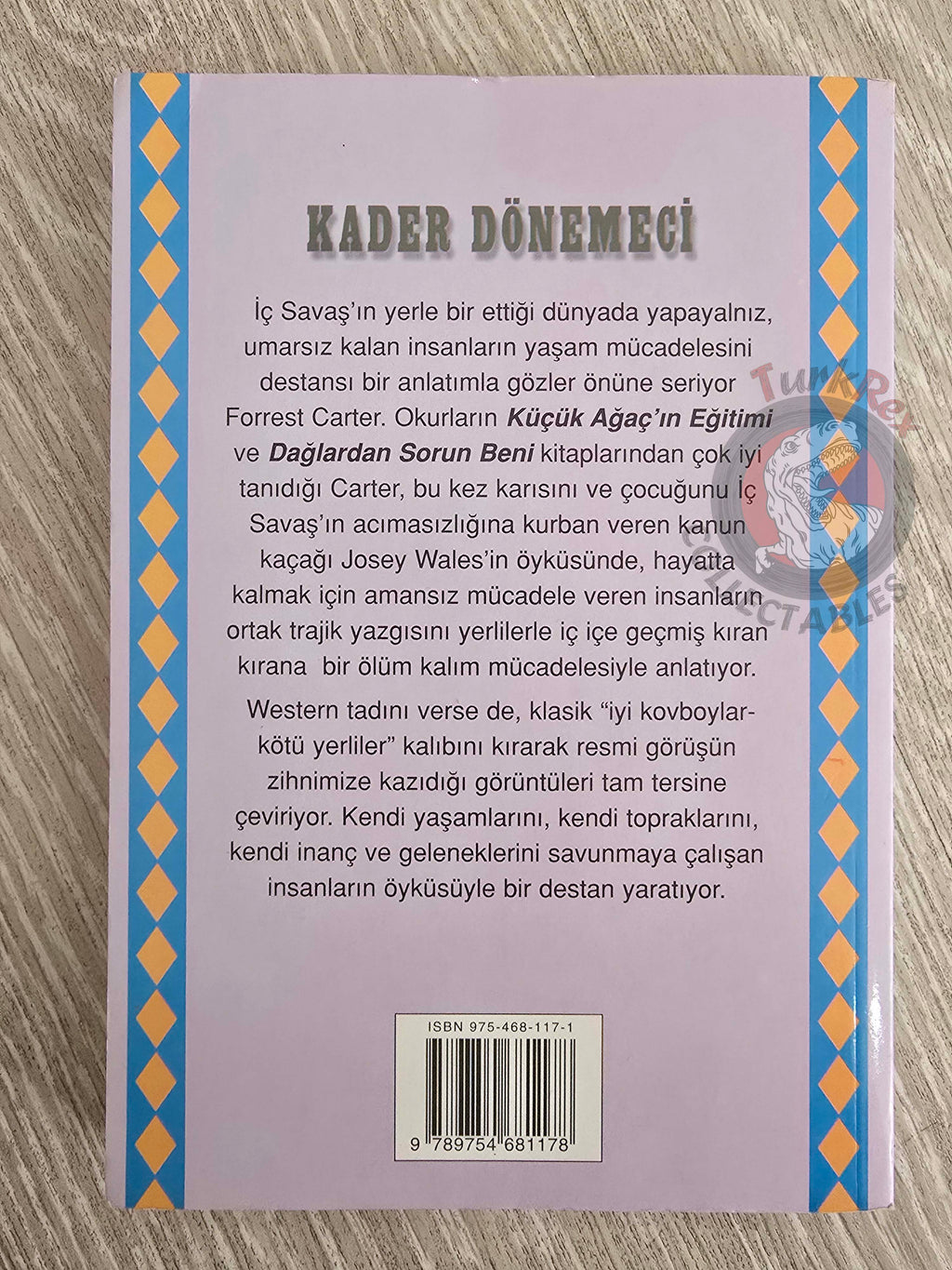 Forrest Carter – Gone to Texas 1995 Turkish Book Turkey