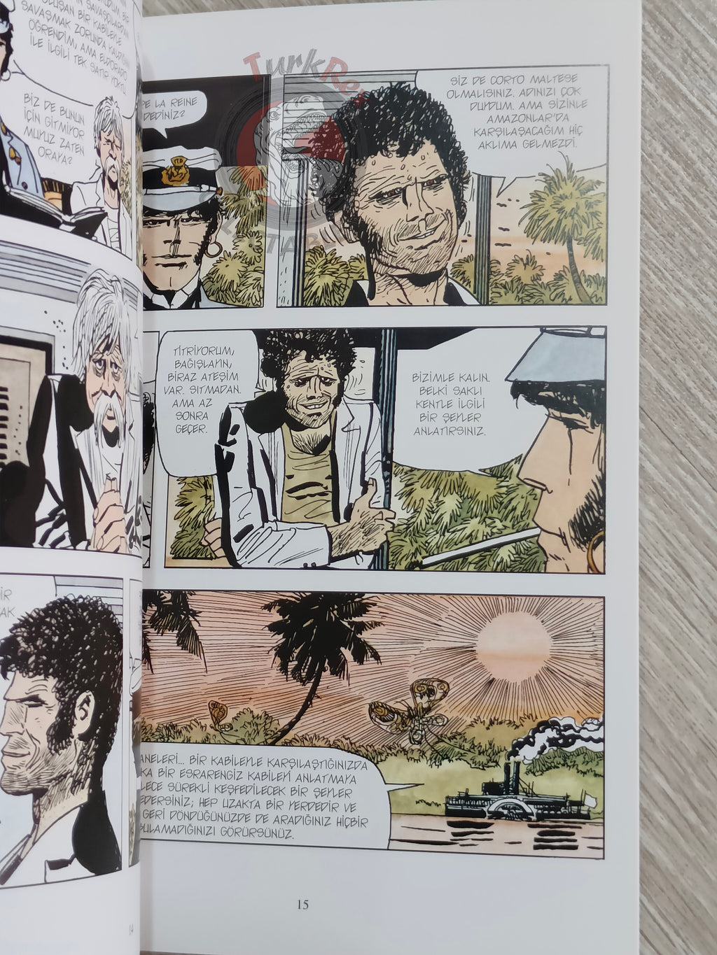 Corto Maltese –  Têtes et Champignons Turkish Comic Turkey