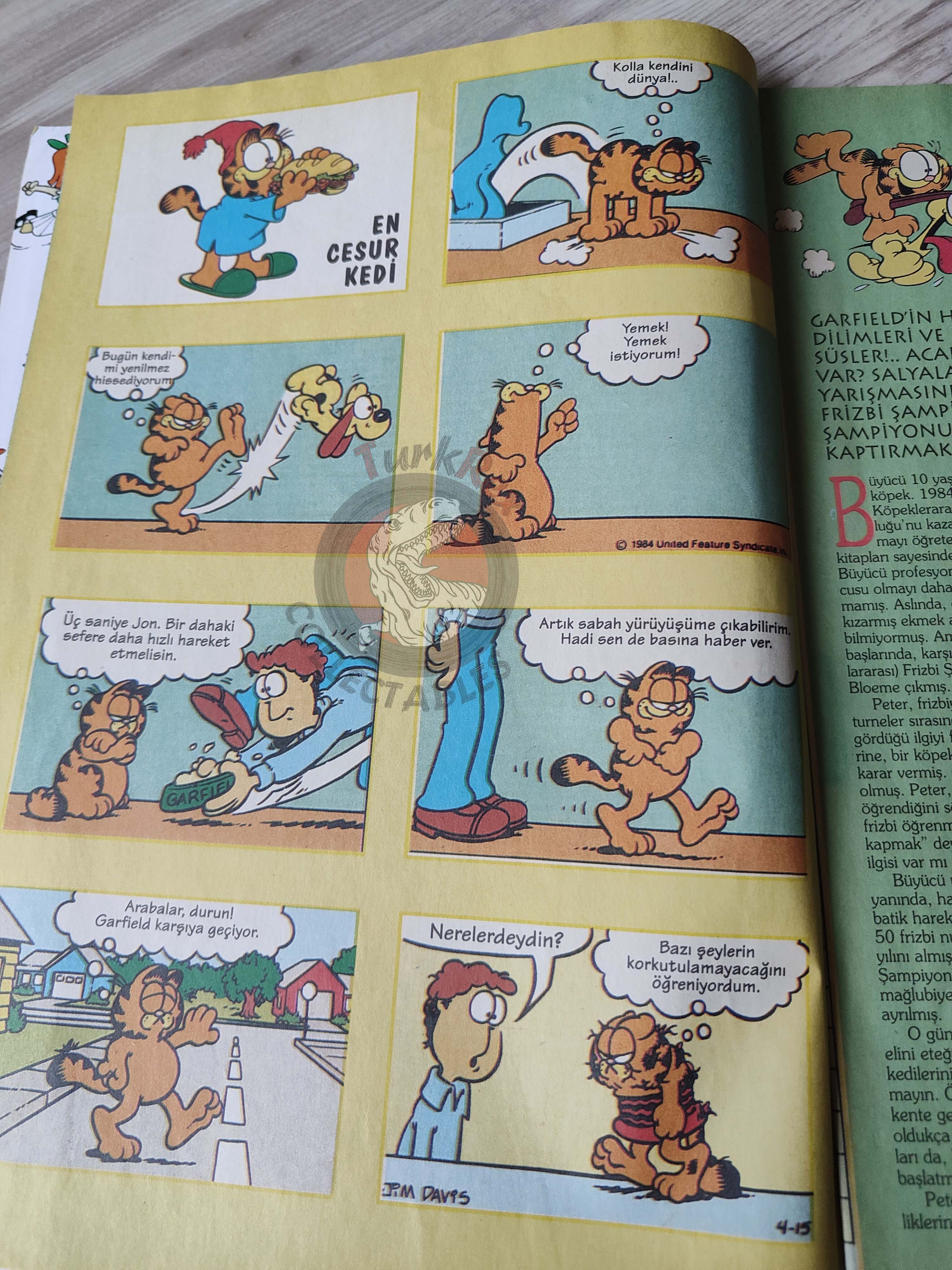 Garfield #3 1996 Turkish Magazine Comic Turkey