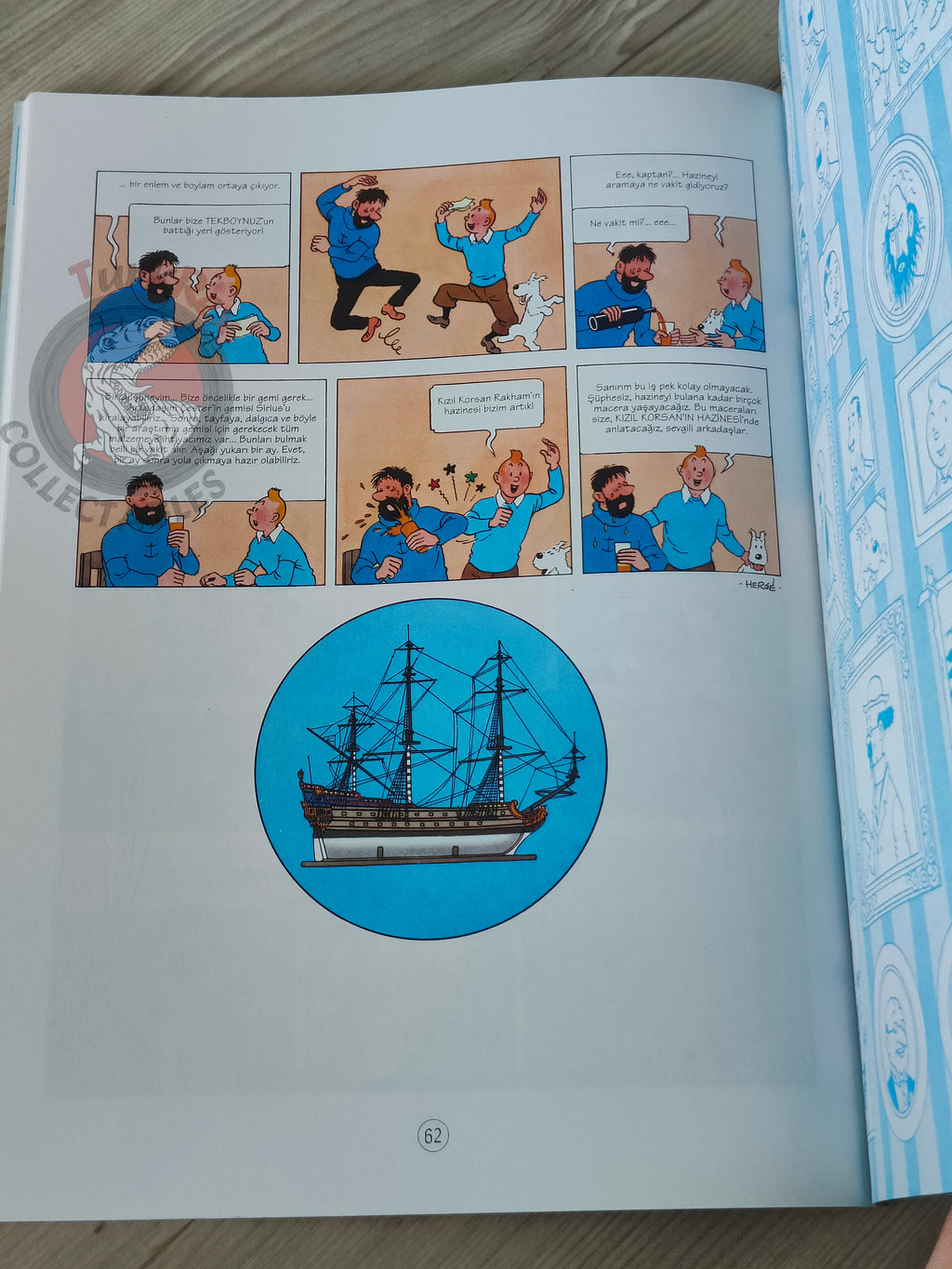 Tintin – The Secret of the Unicorn 1995 Turkish Edition Comic Turkey 1st YKY