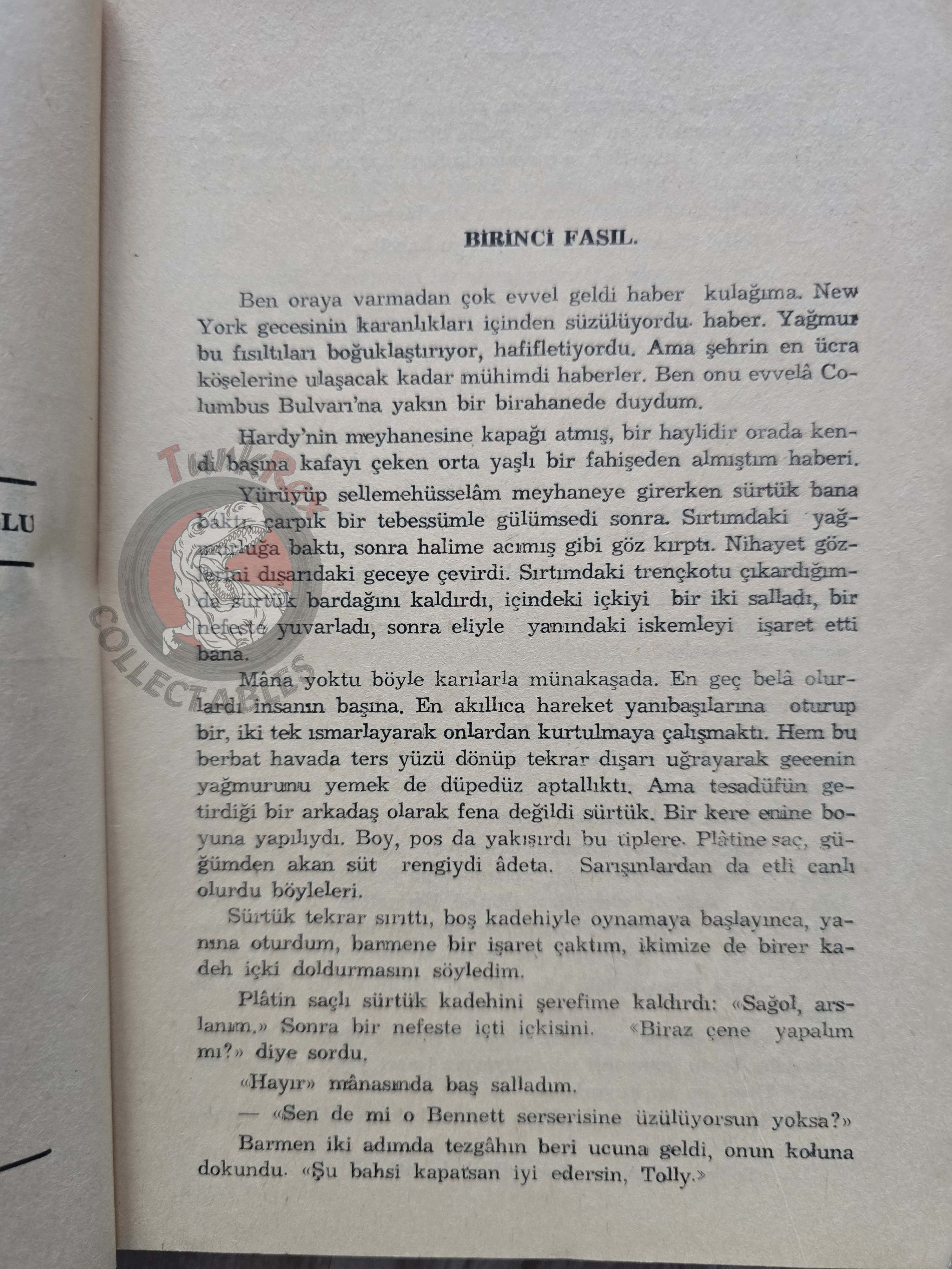 Mickey Spillane – The Deep 1966 1st Turkish Book Turkey