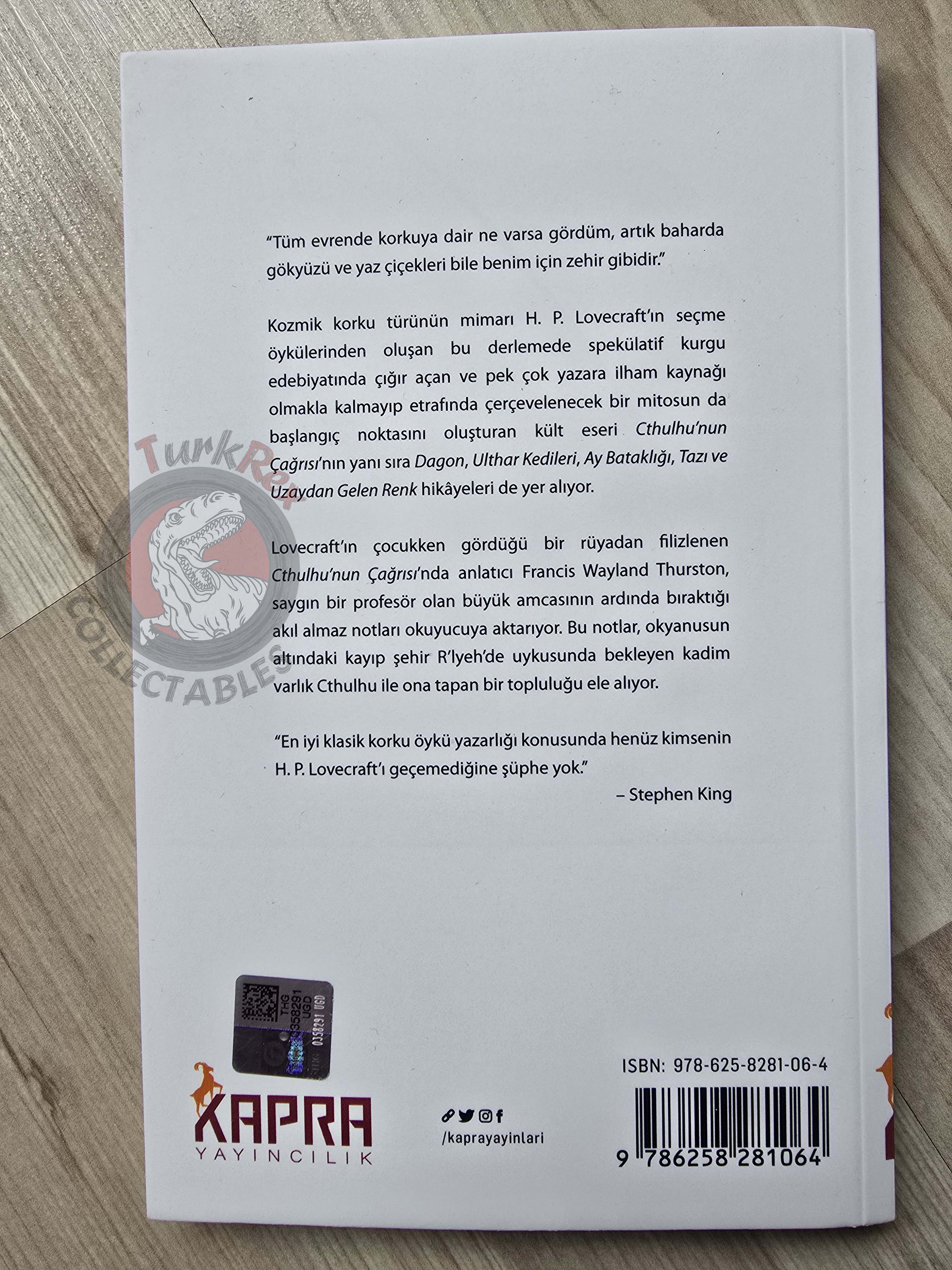 H. P. Lovecraft – The Call of Cthulhu 2022 Turkish Book Turkey
