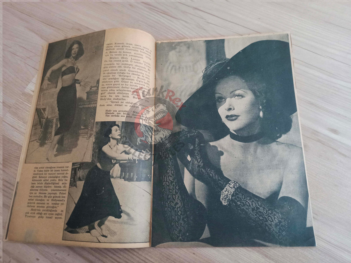 Yıldız 1944 Hedy Lamarr Special Issue Turkish Mag Turkey Hollywood Bio