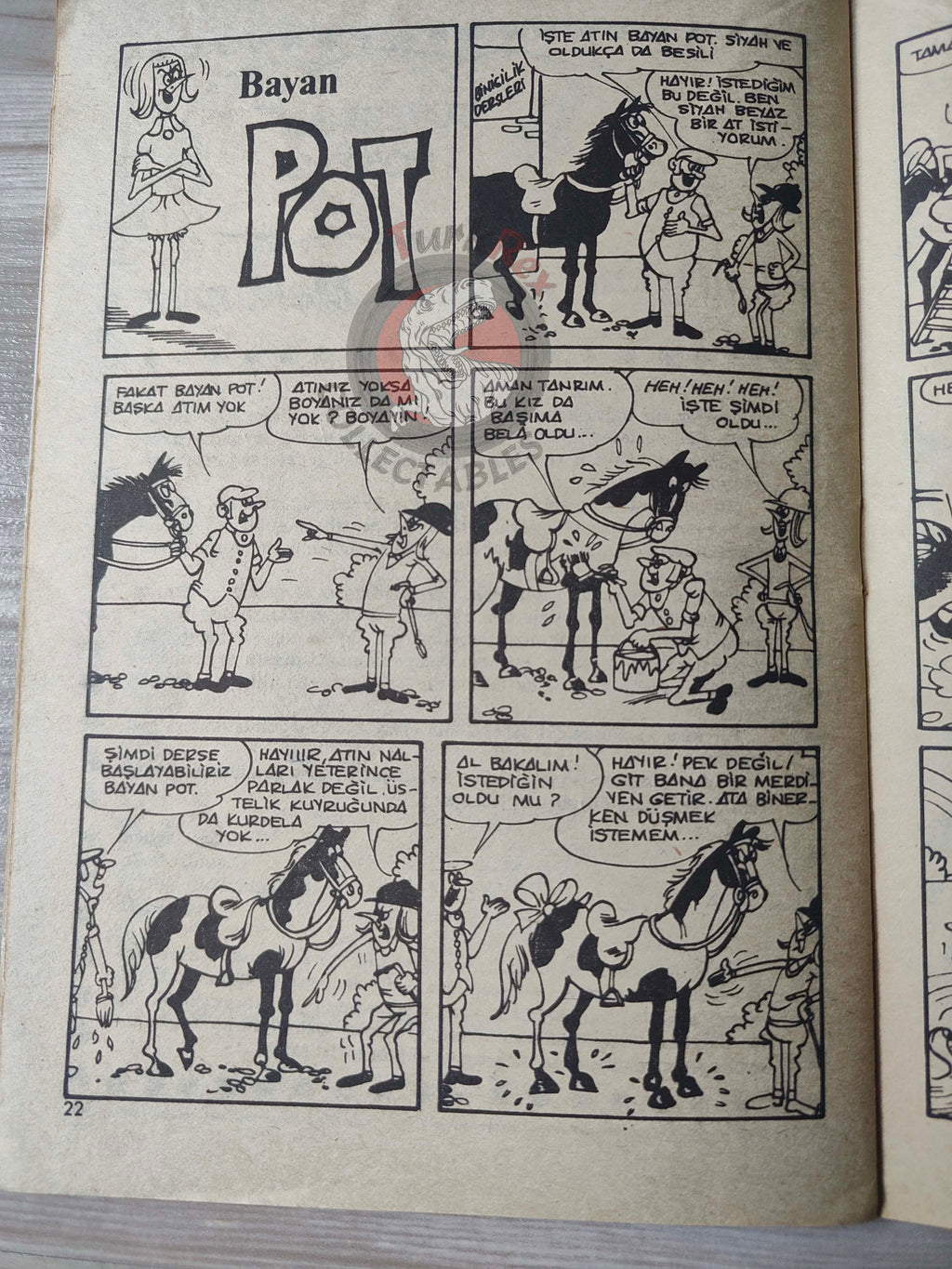 Superman #8 1980 Turkish Comic Turkey #331 Superboy #232 Fuss Pot Norman Mansbridge