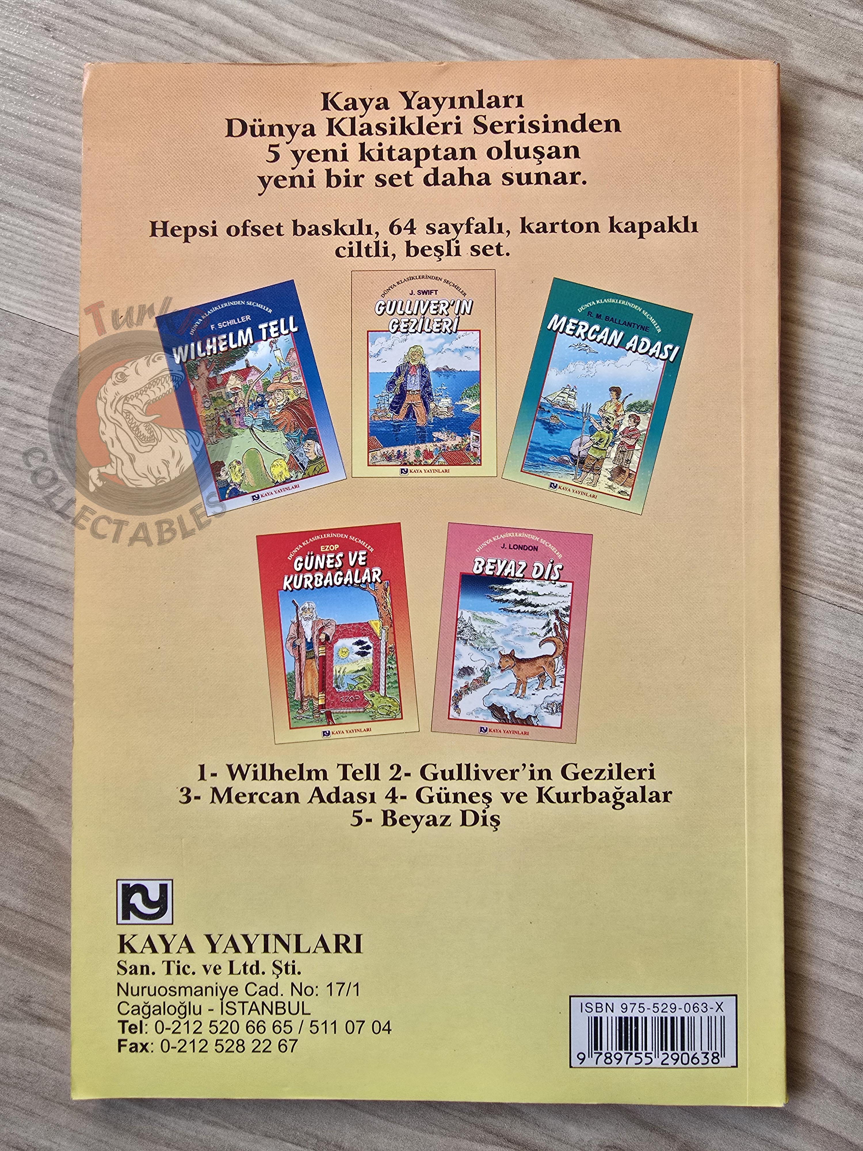 Jonathan Swift – Gulliver's Travels 2001 Turkish Book Turkey