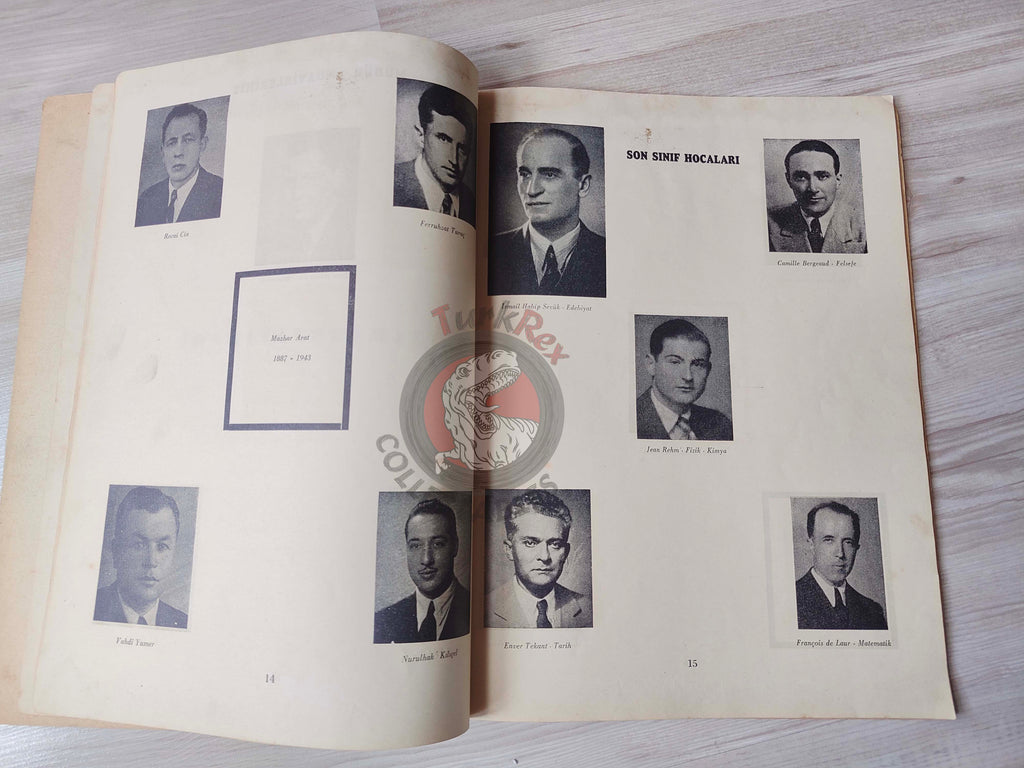 Galatasaray High School 1942–1943 Graduates Yearbook Turkish Book Turkey