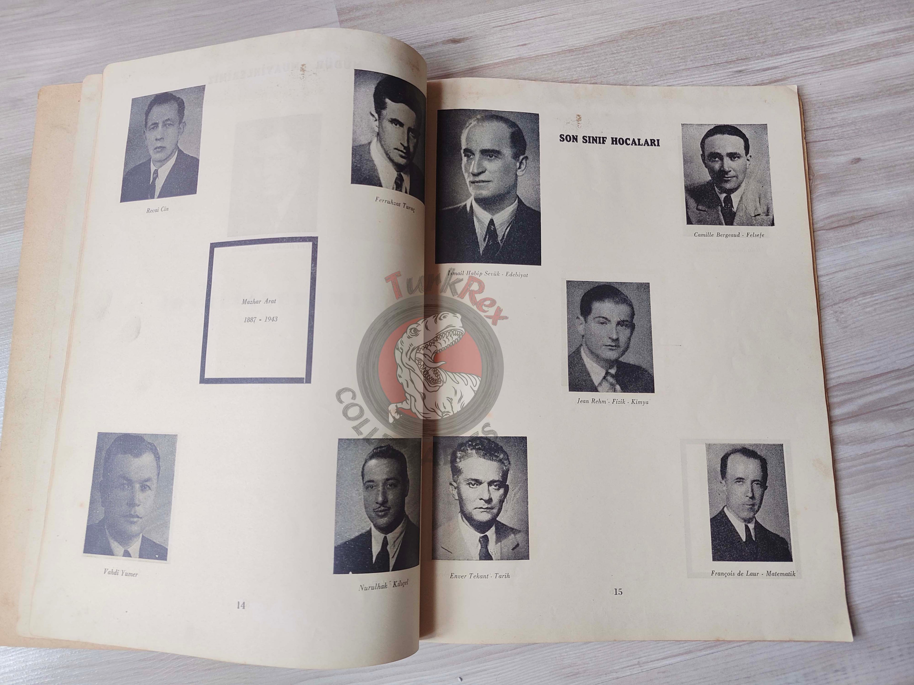 Galatasaray High School 1942–1943 Graduates Yearbook Turkish Book Turkey
