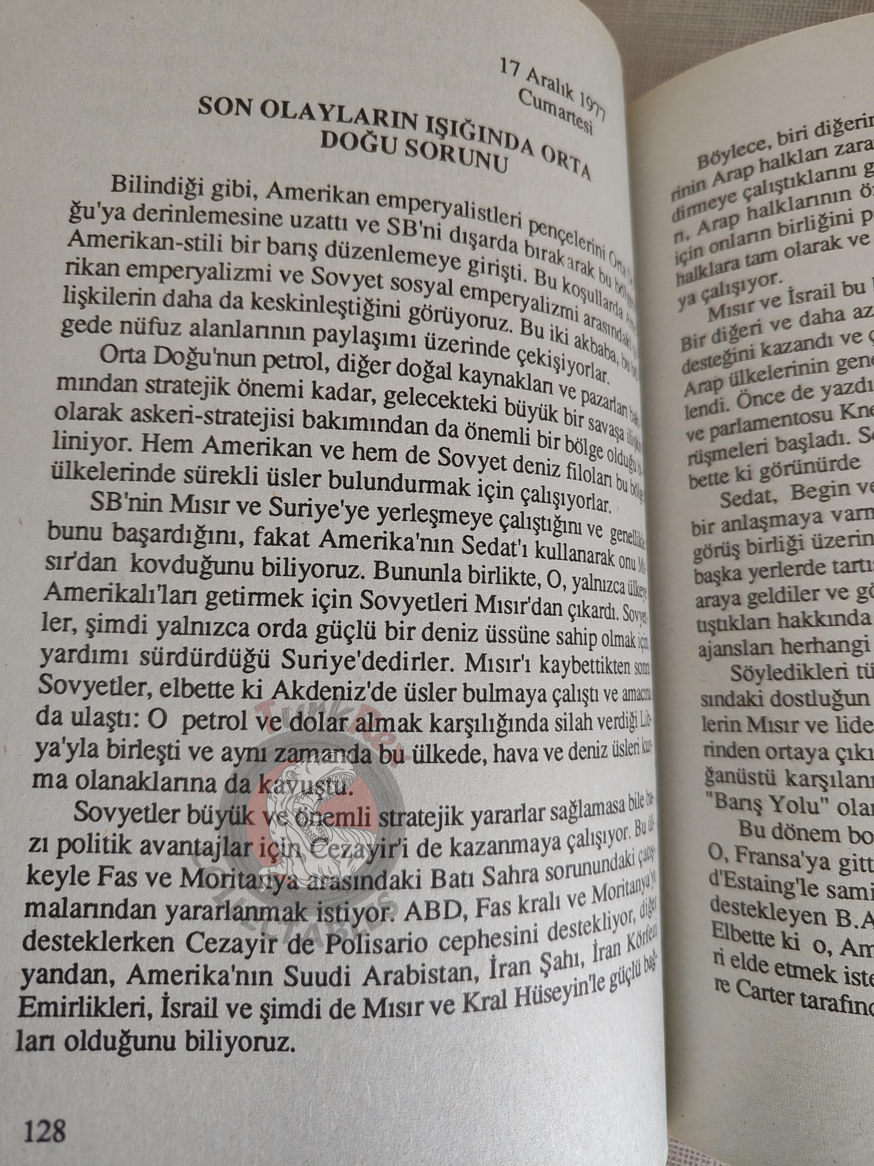 Enver Hoxha – Reflections on the Middle East 1990 1st Turkish Book Turkey Albania