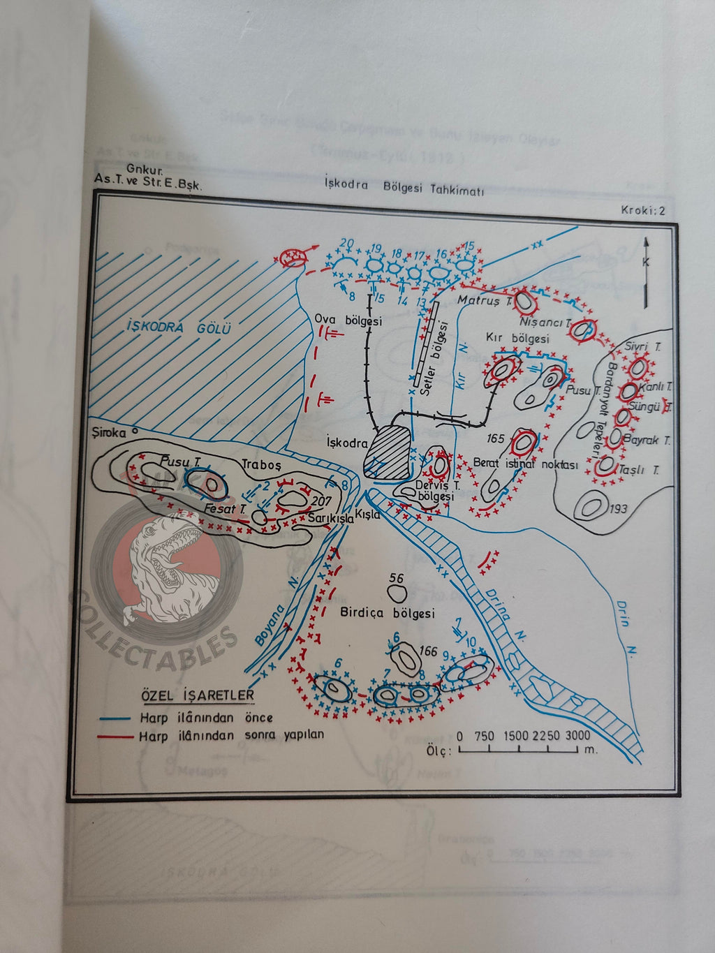 Balkan War Western Army Montenegro Front 1980 Turkish Book Military Ottoman Empire Maps