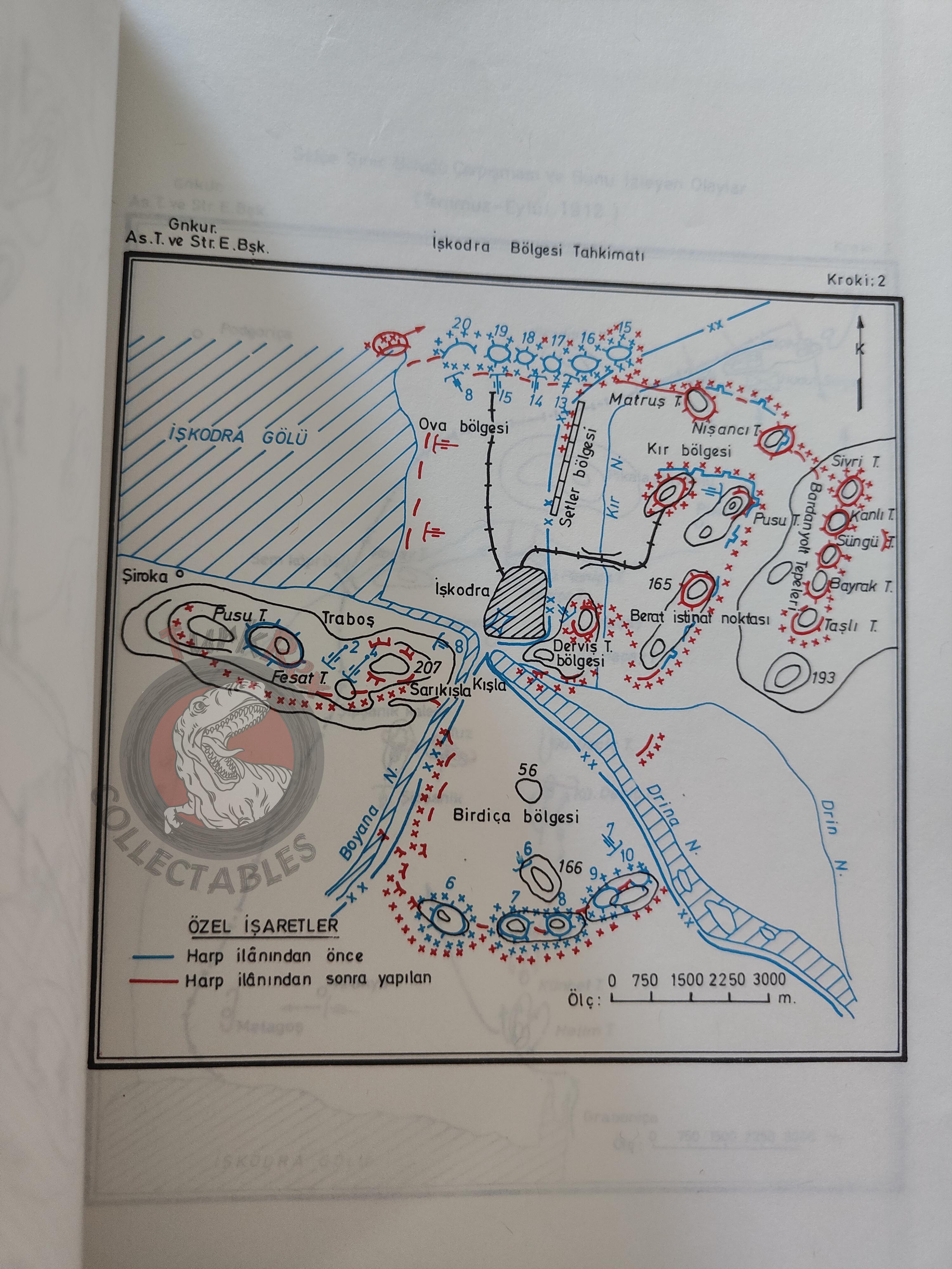 Balkan War Western Army Montenegro Front 1980 Turkish Book Military Ottoman Empire Maps