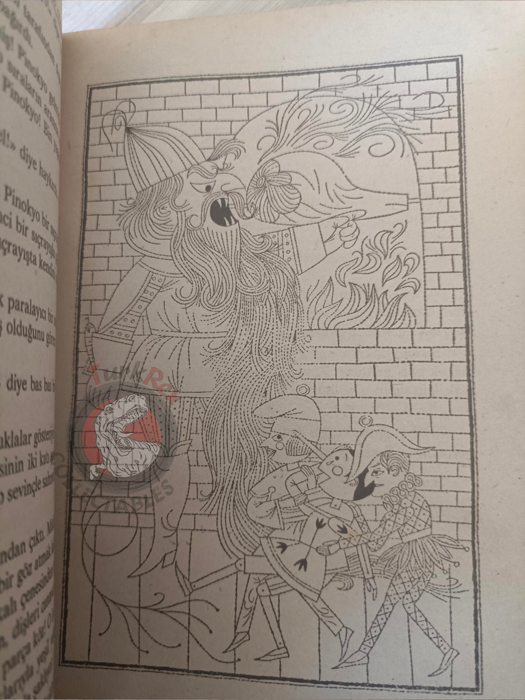 Carlo Collodi – Pinocchio 1991 Turkish Book Turkey Illustrated Naiad Einsel