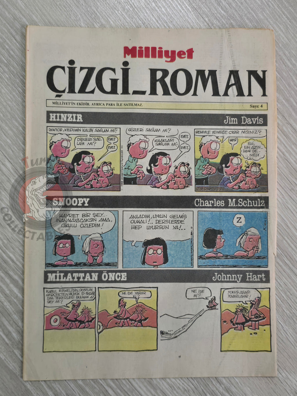Milliyet Çizgi Roman #4 1988 Turkish Comic Turkey Belle Star Mr. Abernathy Green Force Five