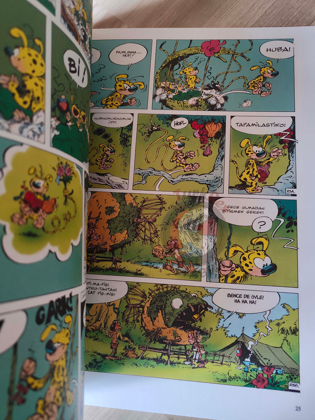 Marsupilami #1 La queue du Marsupilami Turkish Comic Turkey