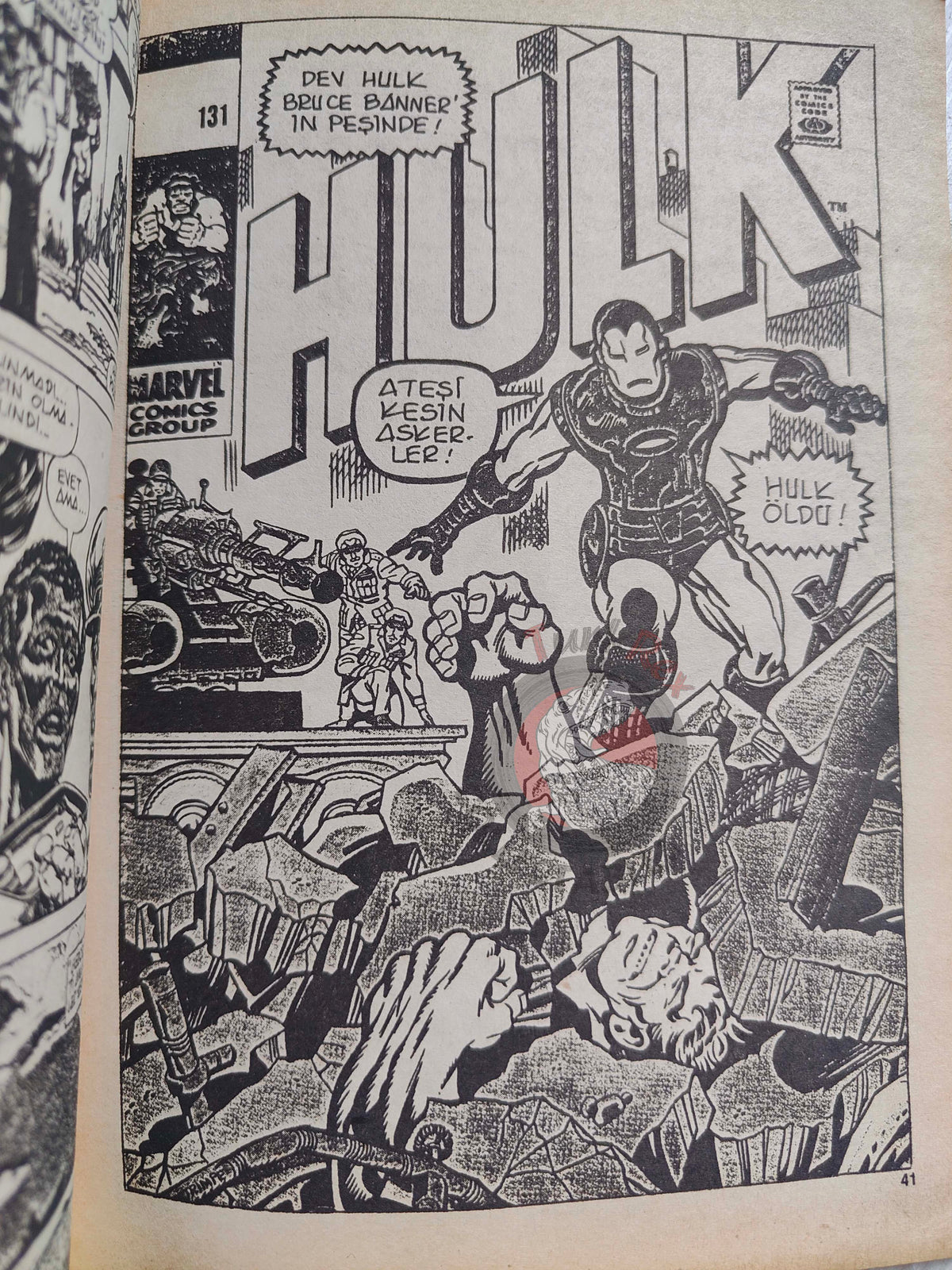 Hulk #10 1988 Turkish Comic Turkey cover #19 #131 Iron Man