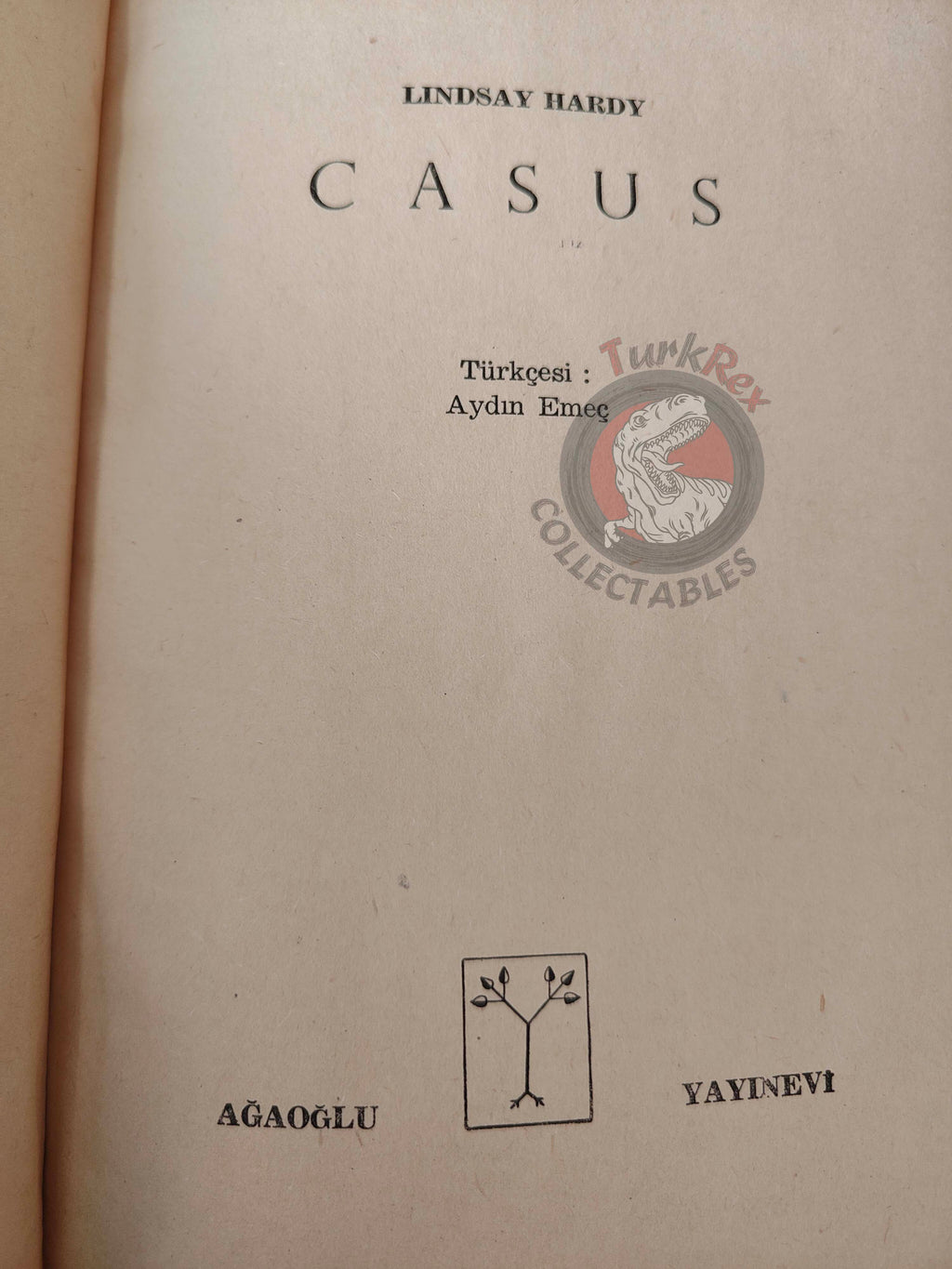 Lindsay Hardy – Dossier on Dumetrius 1965 1st HC/DJ Turkish Book Turkey