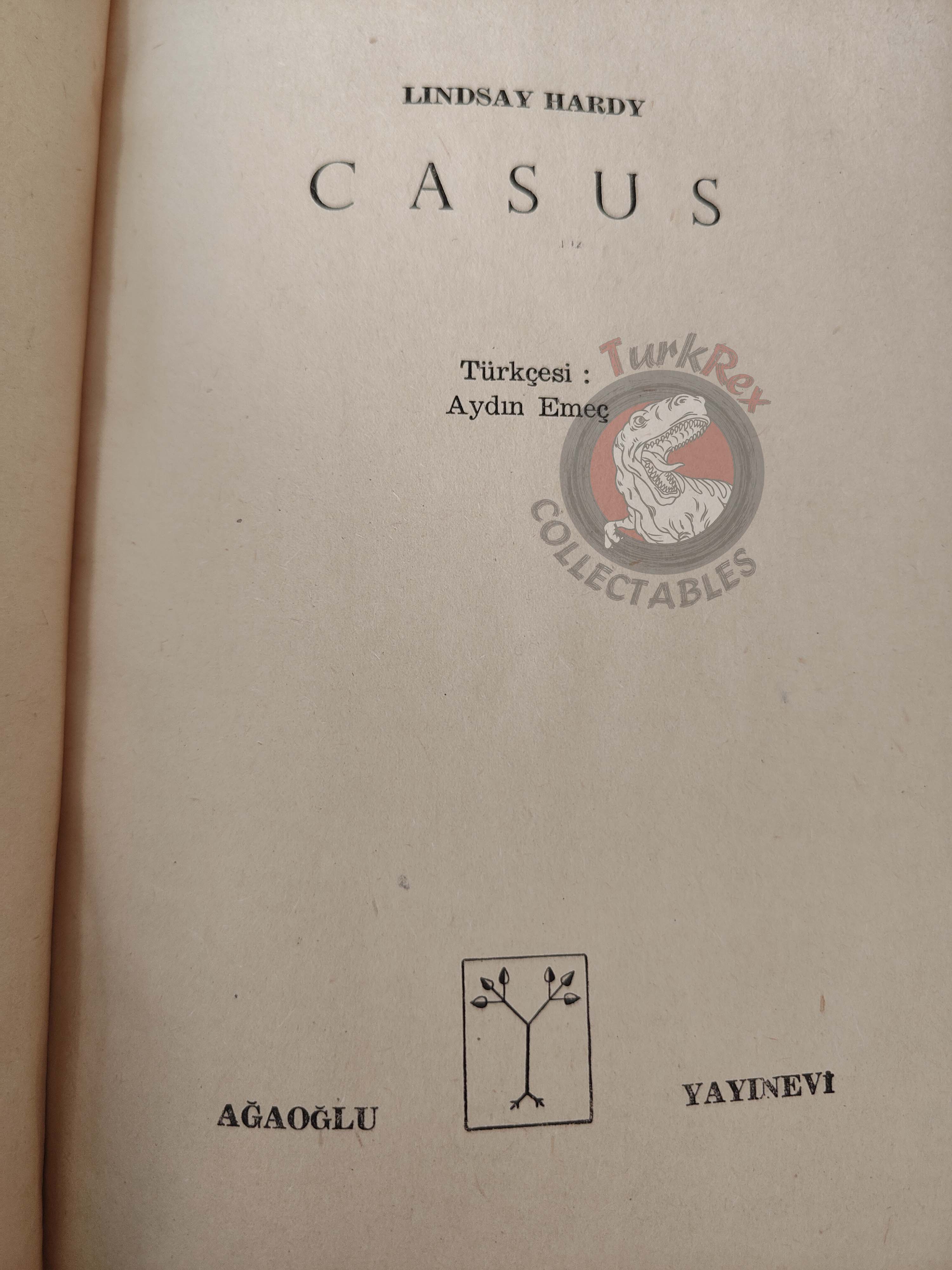 Lindsay Hardy – Dossier on Dumetrius 1965 1st HC/DJ Turkish Book Turkey