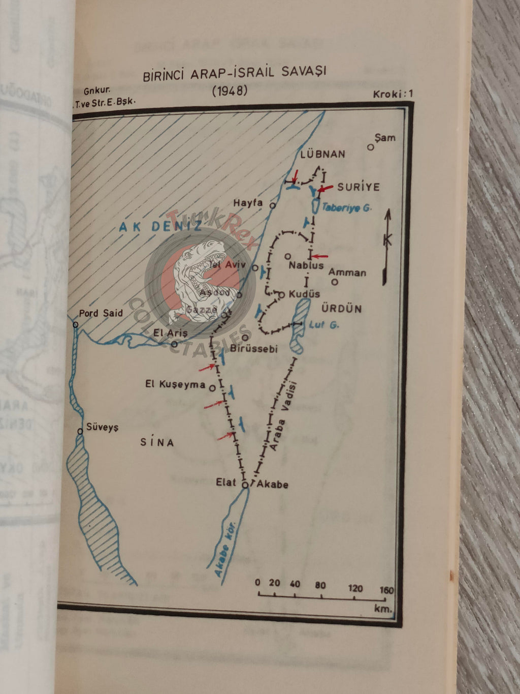 Arab Israeli Conflict Wars 1979 Turkish Book Turkey with Maps Military Israel Middle East