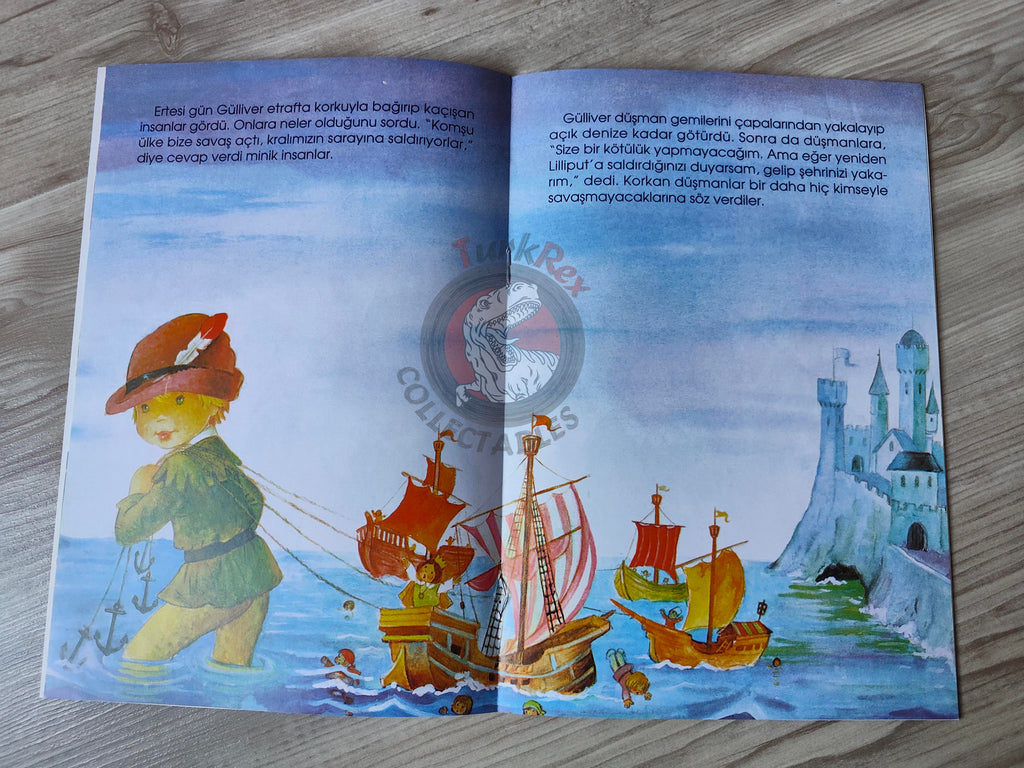 Jonathan Swift – Gulliver's Travels 2006 Turkish Book Turkey Illustrated Maria Pascual