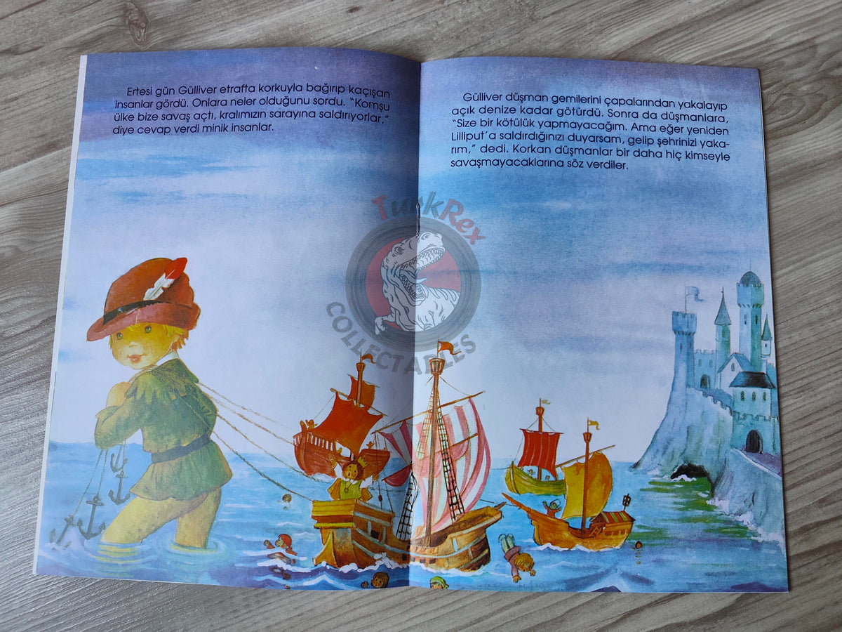 Jonathan Swift – Gulliver's Travels 2006 Turkish Book Turkey Illustrated Maria Pascual