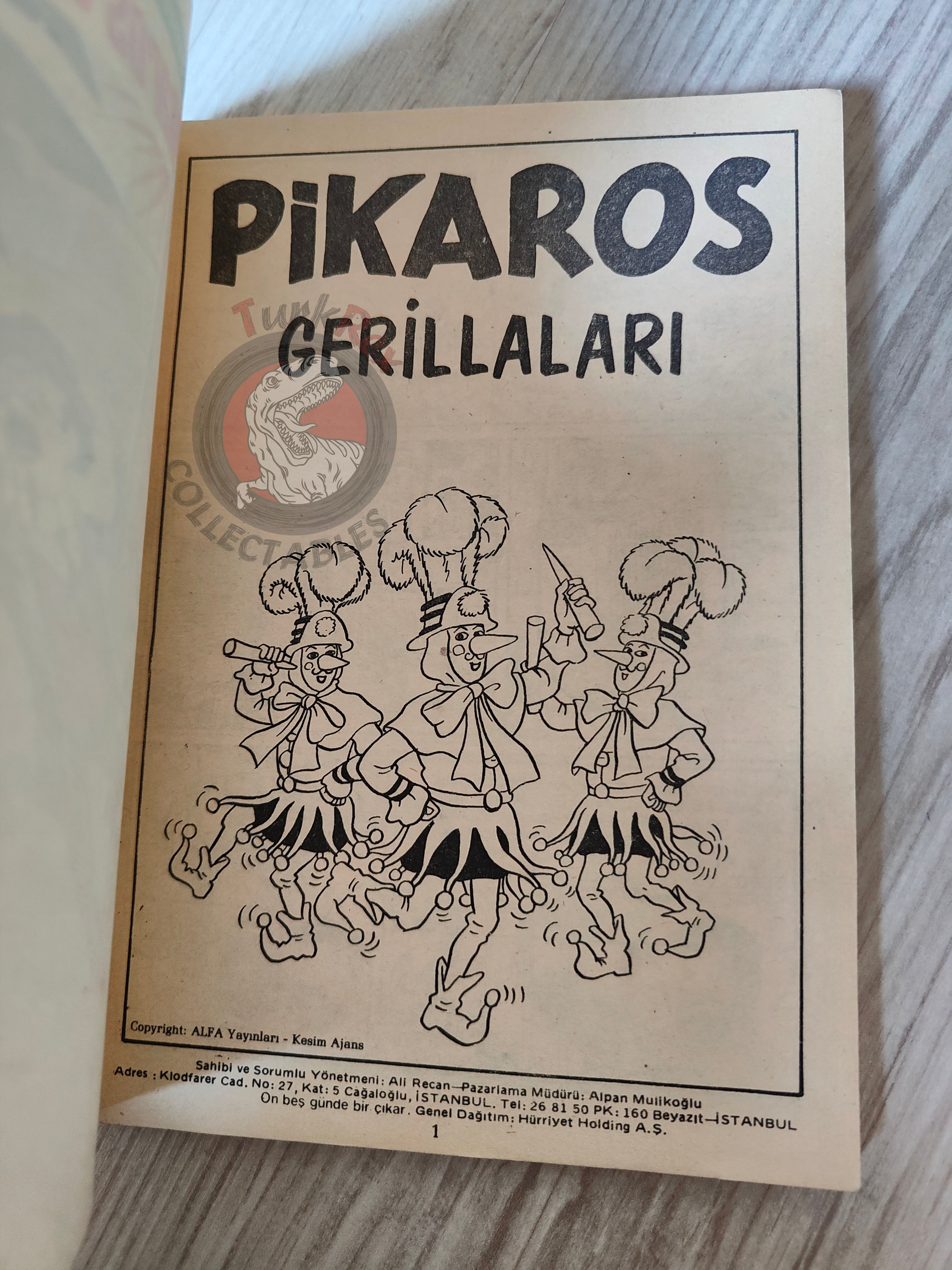 Tintin – Tintin and the Picaros early 1980s Turkish Edition Comic Turkey 1
