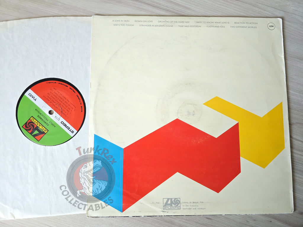 Foreigner – Agent Provocateur Turkish Pressing Vinyl Turkey Edition