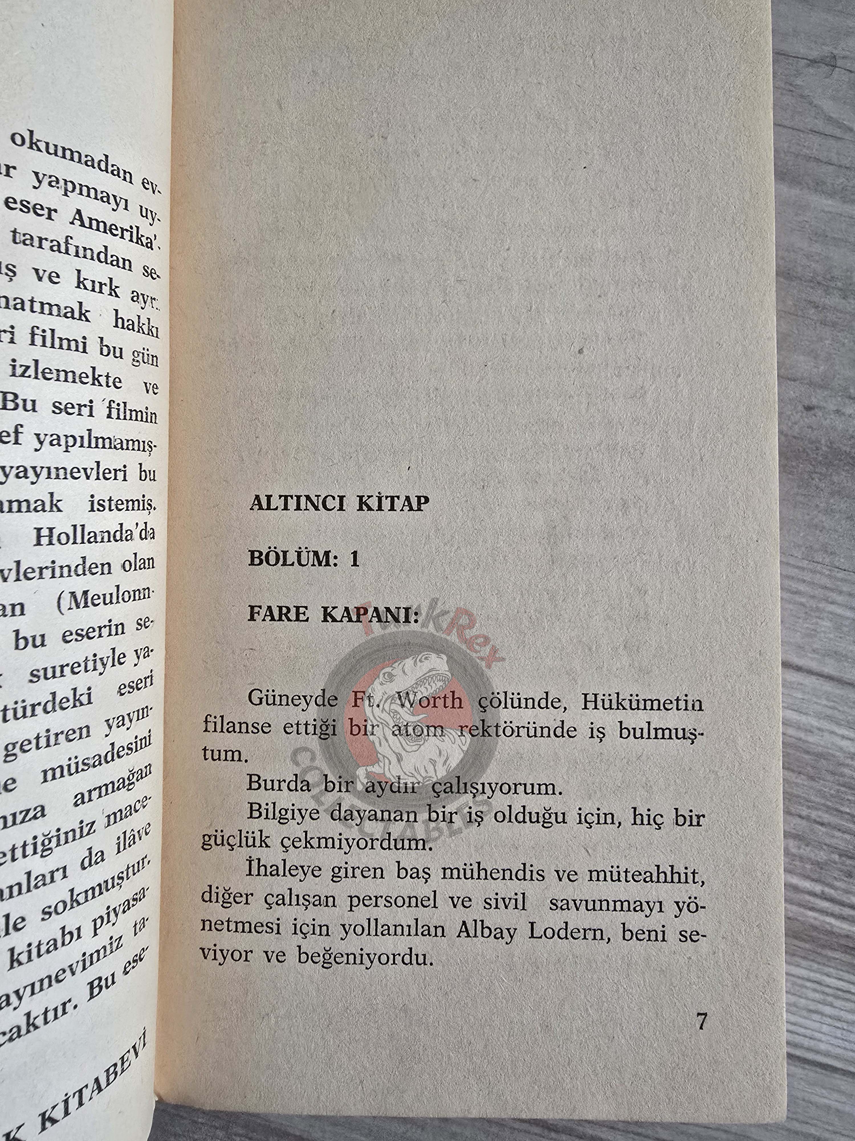Dr. Richard Kimble – The Fugitive 1974 1st Turkish Book Turkey Tv Series