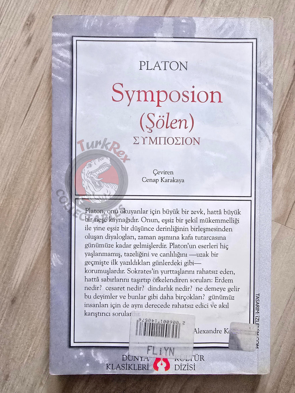 Plato – Symposium 2000 Turkish Book Turkey