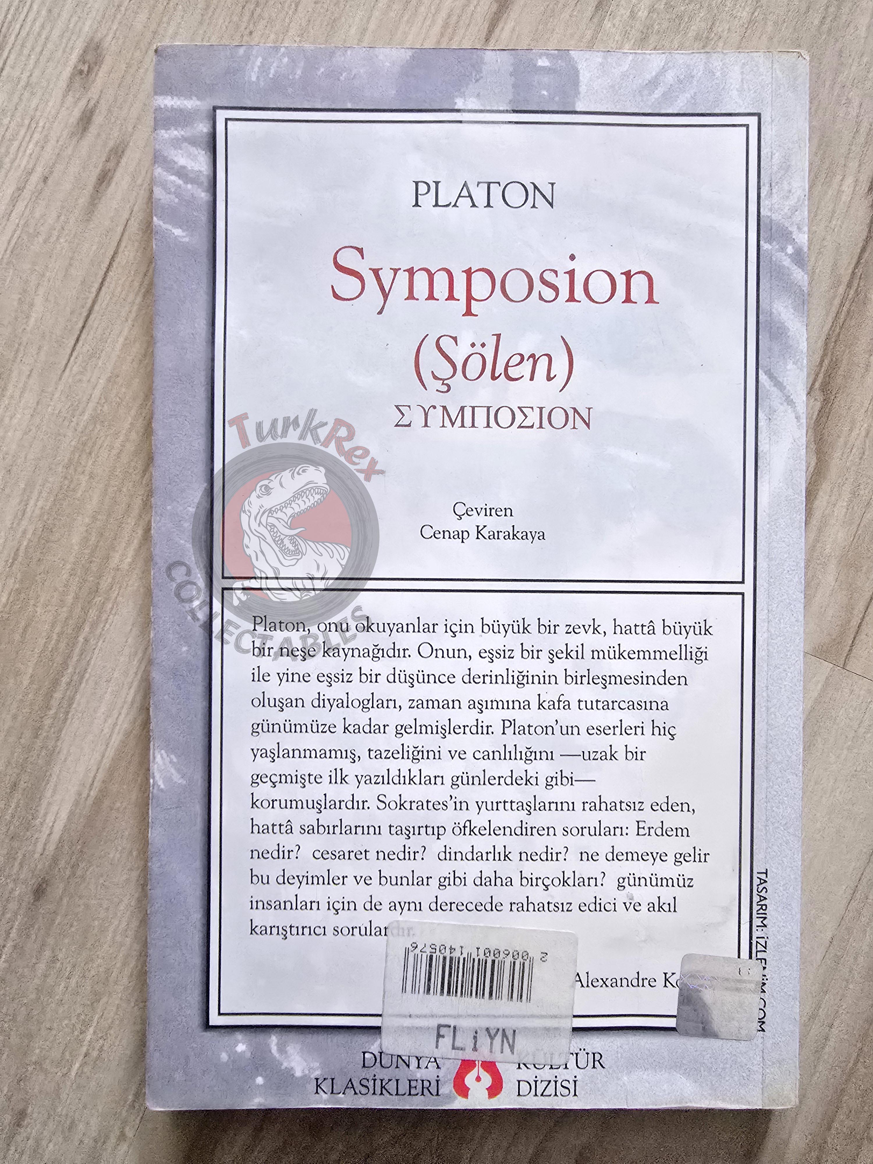 Plato – Symposium 2000 Turkish Book Turkey