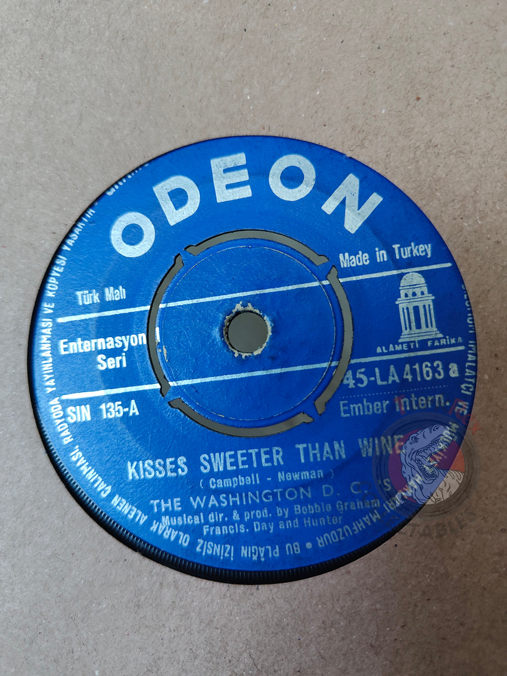 The Washington DC's – Kisses Sweeter Than Wine 7" Turkish Pressing Vinyl Turkey Edition