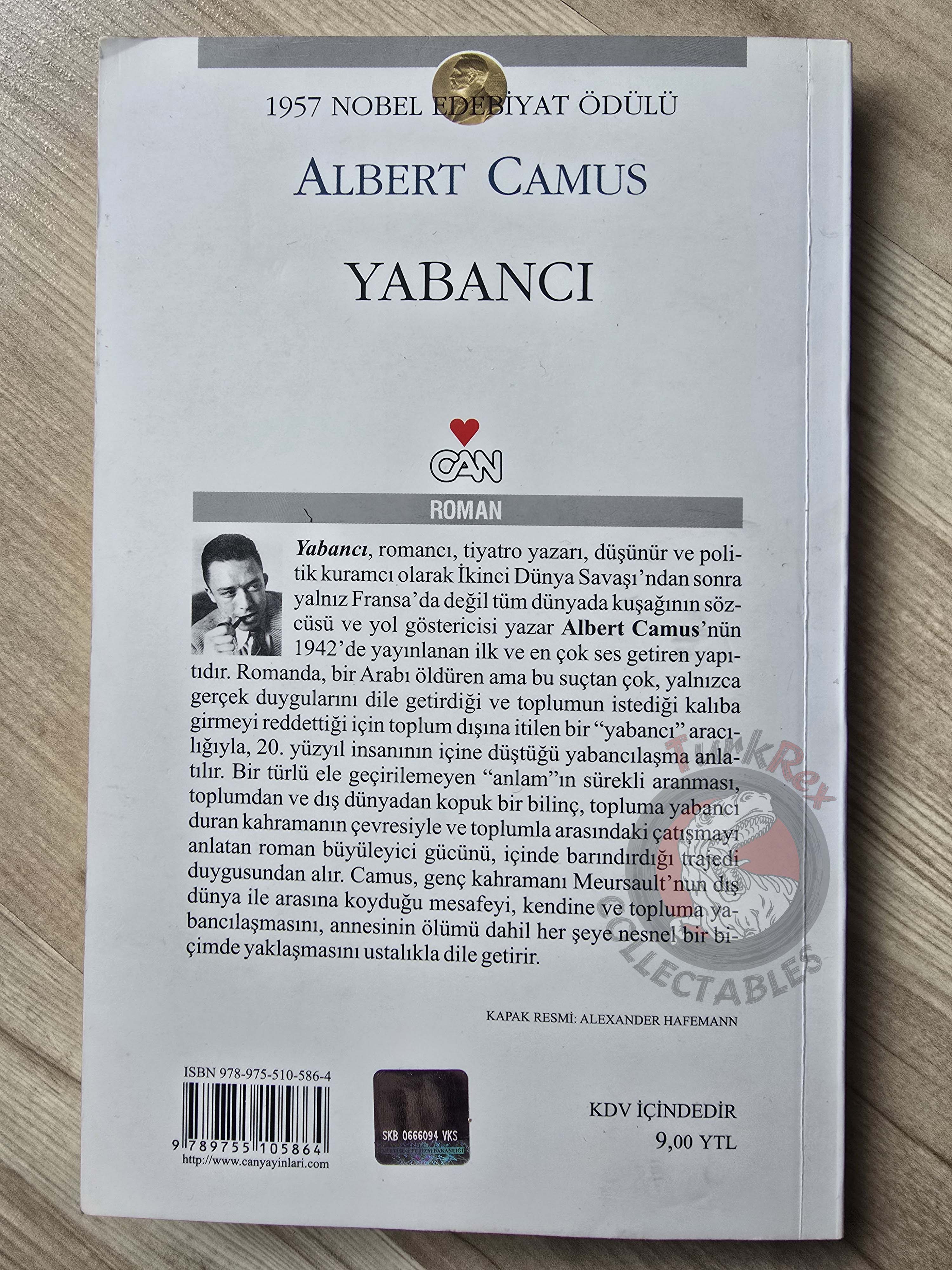 Albert Camus – The Stranger 2008 Turkish Book Turkey