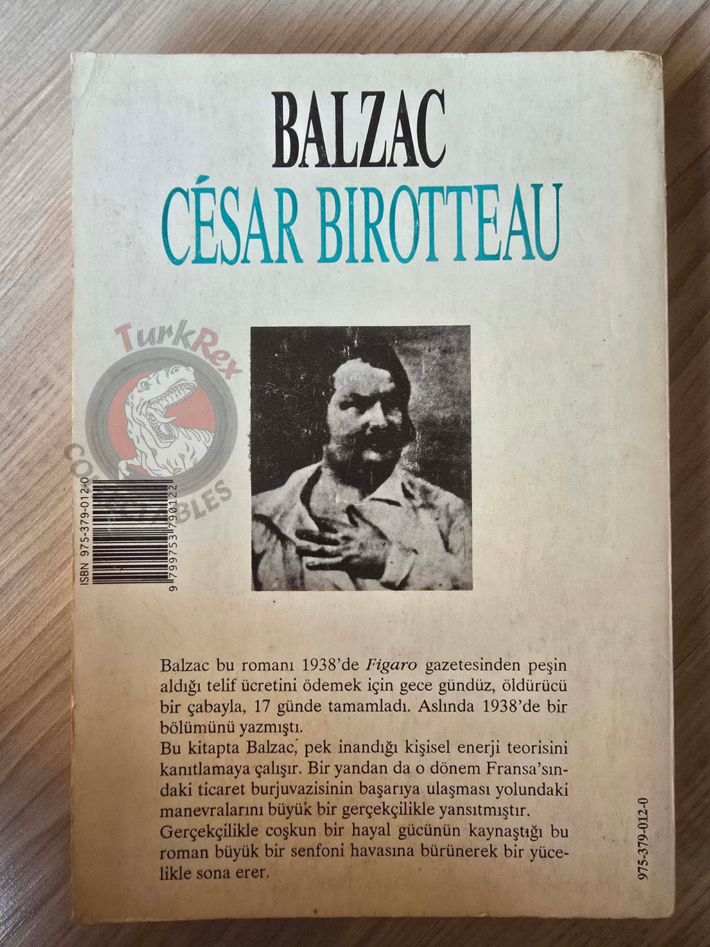 Honoré de Balzac – César Birotteau 1996 Turkish Book Turkey